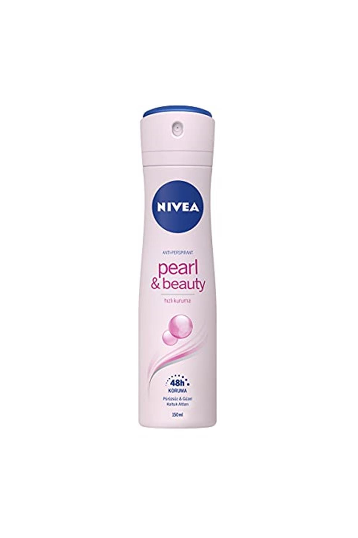 NIVEA Deodorant Sprey Pearl Beauty Kadın 150 ml Pudralı