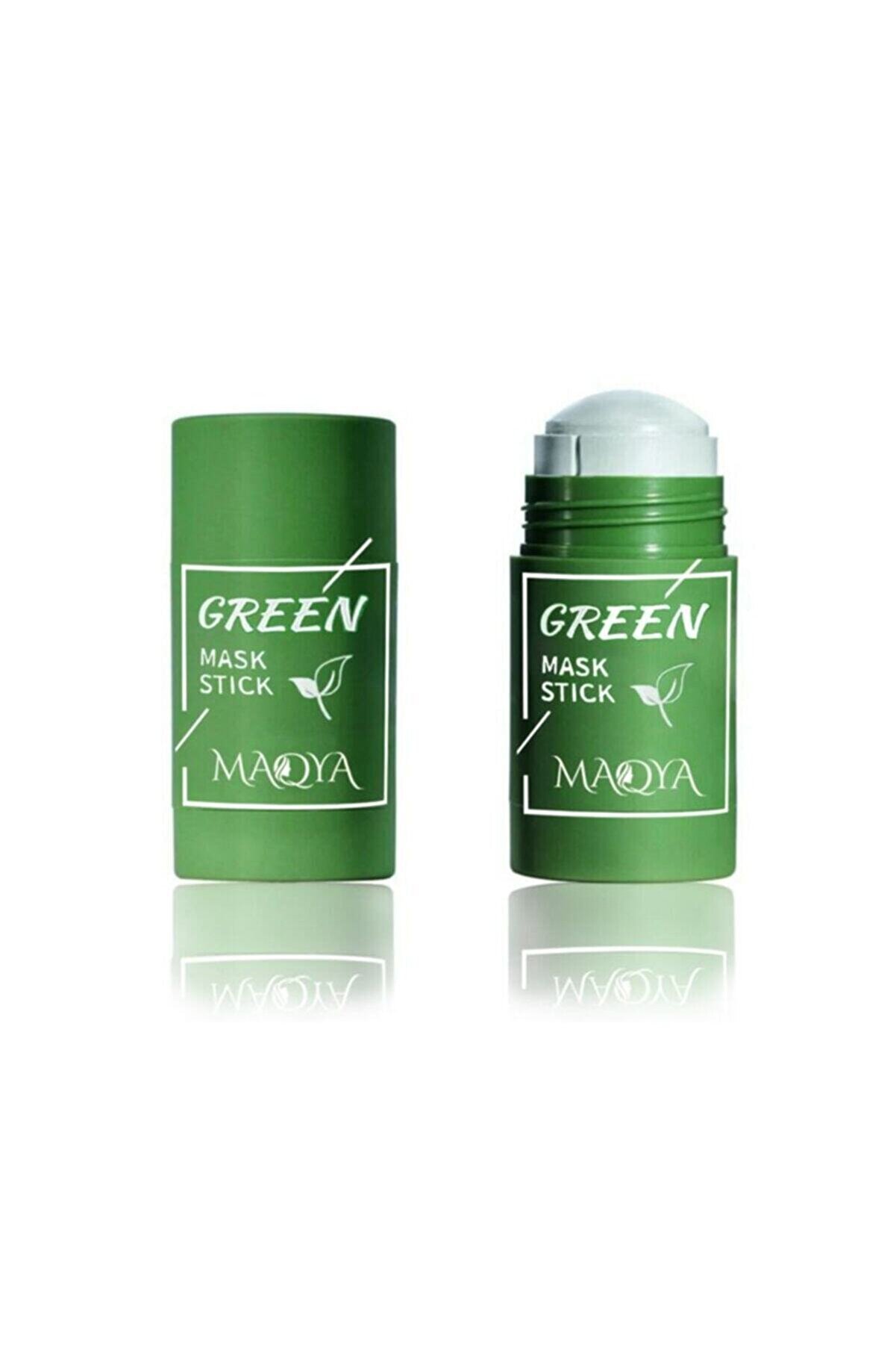 MAQYA Cosmetics Green Stick Maske Yeşil Çay Özlü Siyah Nokta Maskesi Sivilce Maskesi