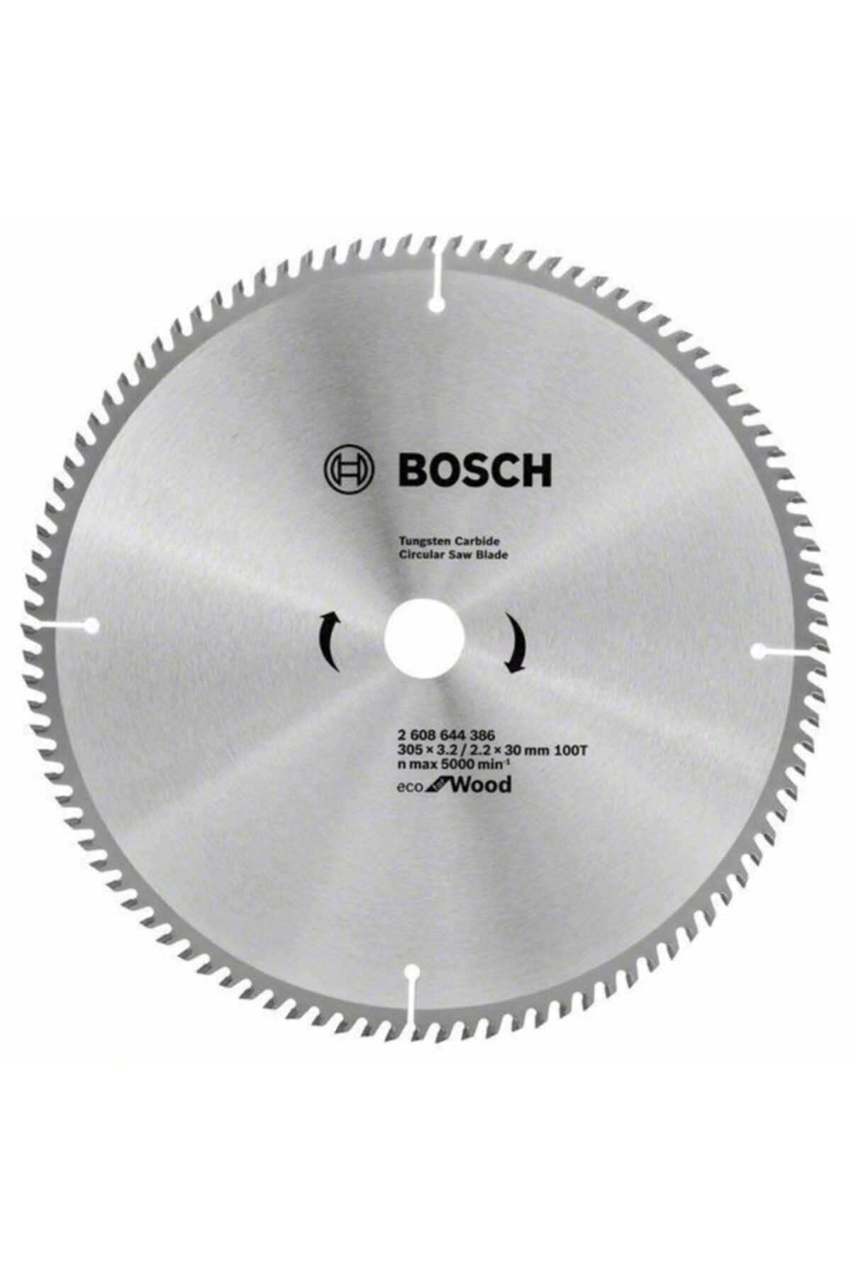 Bosch Optiline Eco 305x30 100 Diş Daire Mdf Sunta Ahşap Kesme Daire Testere Bıçağı 305x3,2/2,2x30mm