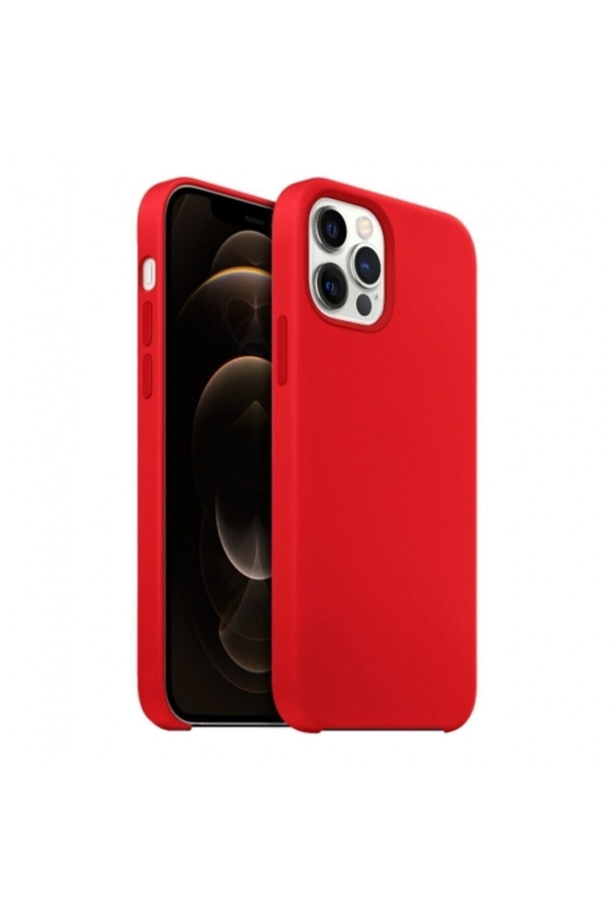 Buff Iphone 12 Pro Max Rubber Fit Kılıf Kırmızı