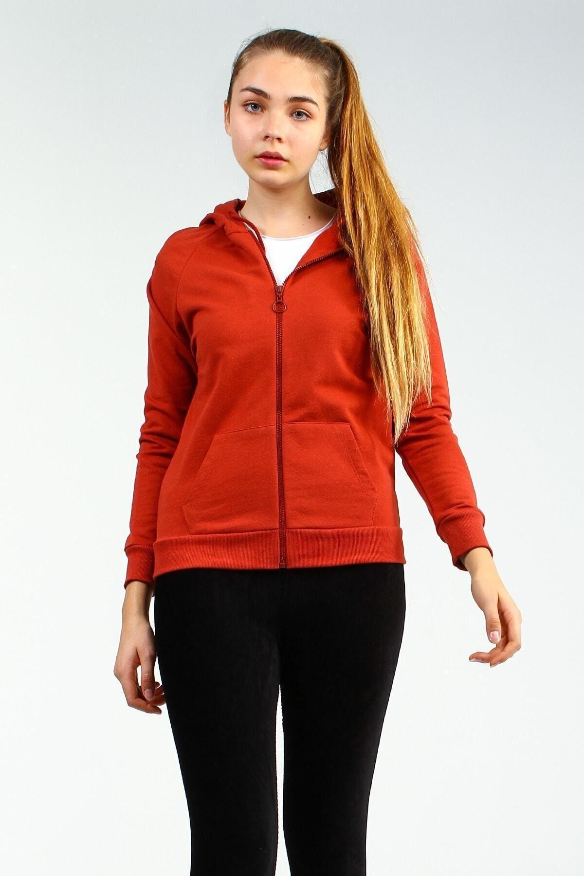 Collezione Kadın Kiremit Regular Sweatshirt Yoga Ucb150441a16