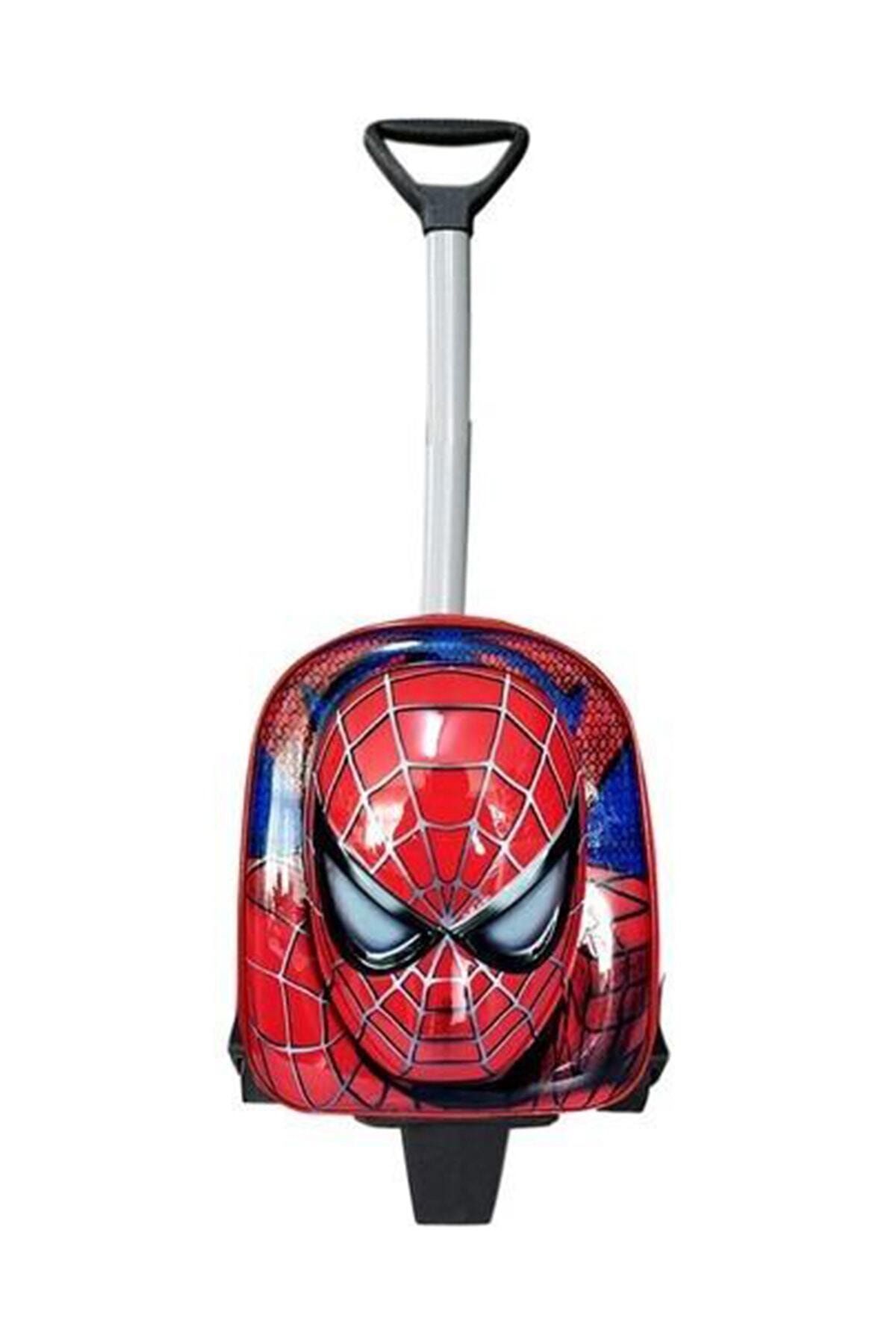 AYER TİCARET Spiderman Çekçekli Anaokulu Çantası Kreş Çantası Örümcek