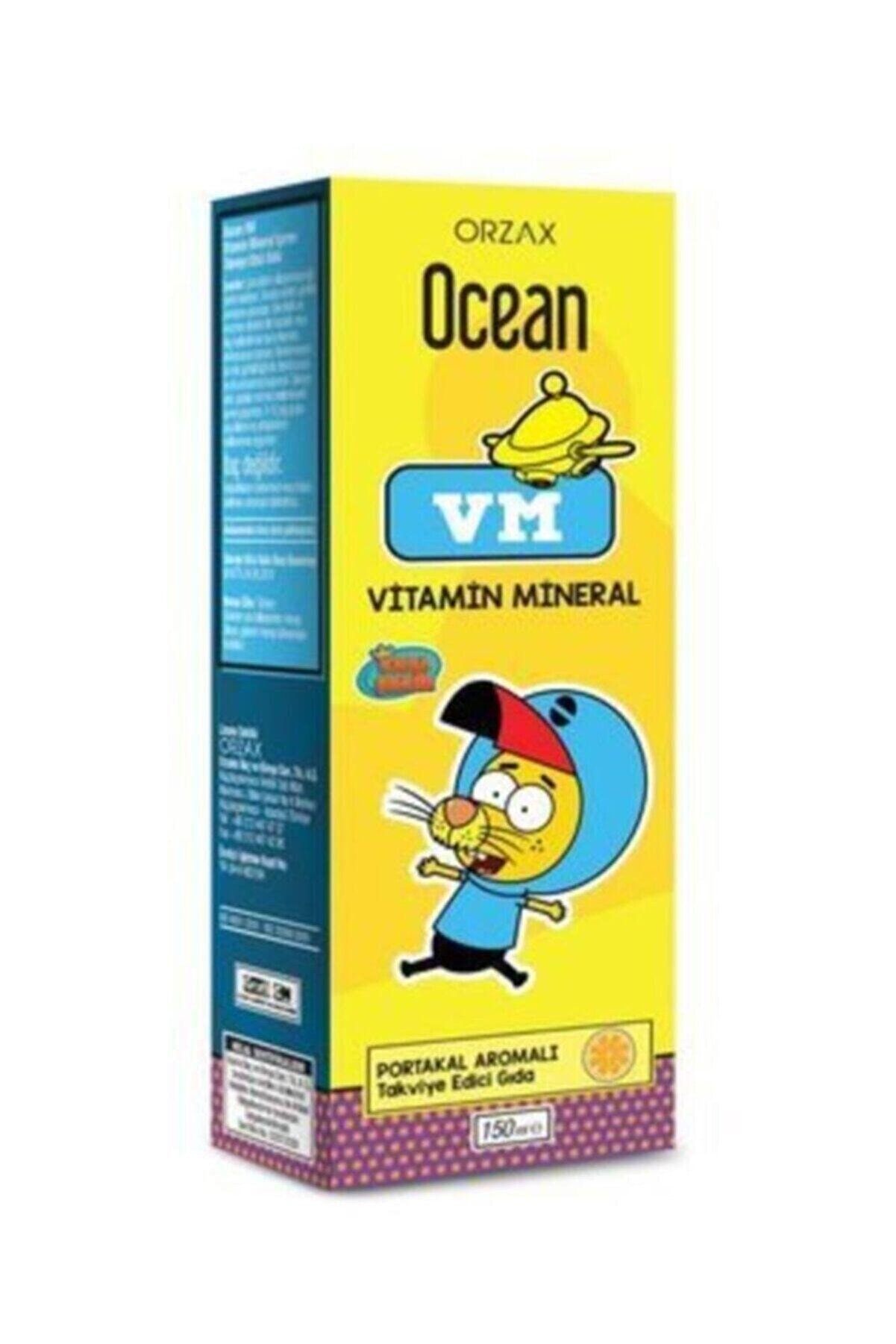 Ocean Vm Vitamin Mineral 150 ml Portakal Oromalı Kral Şakir Kutulu Şurup
