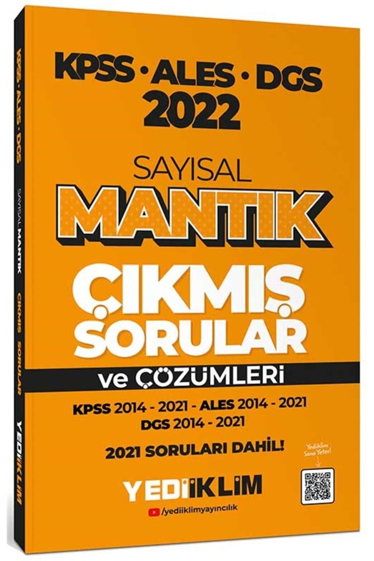 Yediiklim Yayınları 2022 Kpss-ales-dgs Sayısal Mantık Tamamı Çözümlü Çıkmış Sorular