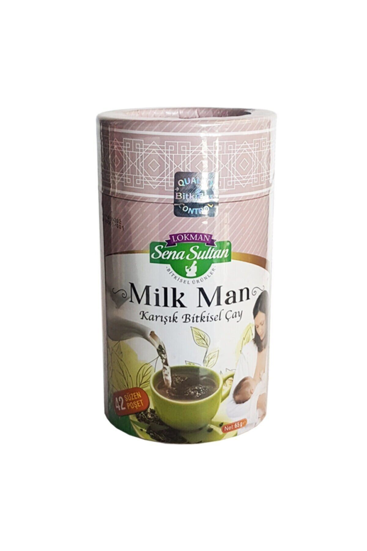 aykut yöresel tatlar Lokman Sena Sultan Milk Man Karışık Bitkisel Çay 42 Süzen Poşet Milk Tea Süt Çayı Milk