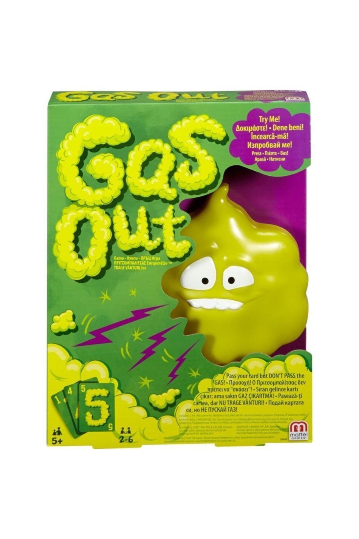 Mattel Gas Out Eğlenceli Çocuk Kutu Oyunu Dhw40