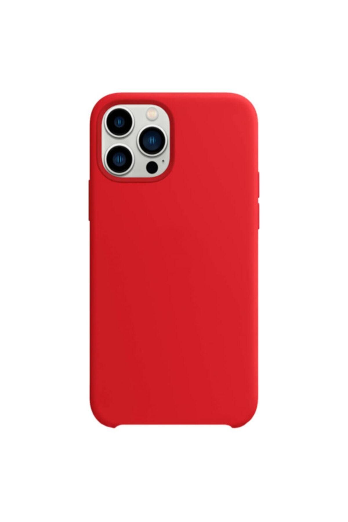 Buff Iphone 13 / 13 Pro Rubber Kırmızı Kılıf
