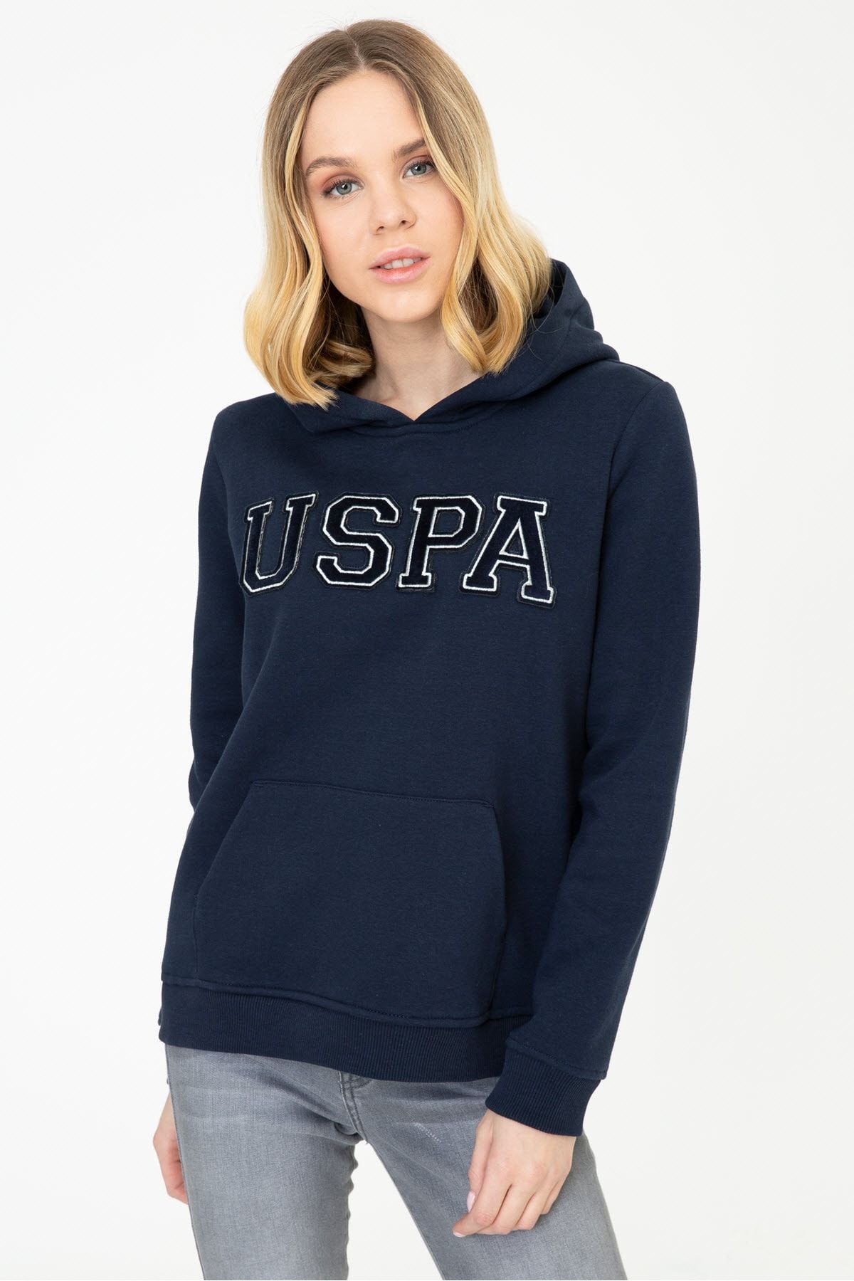 U.S. Polo Assn. Lacivert Kadın Sweatshirt