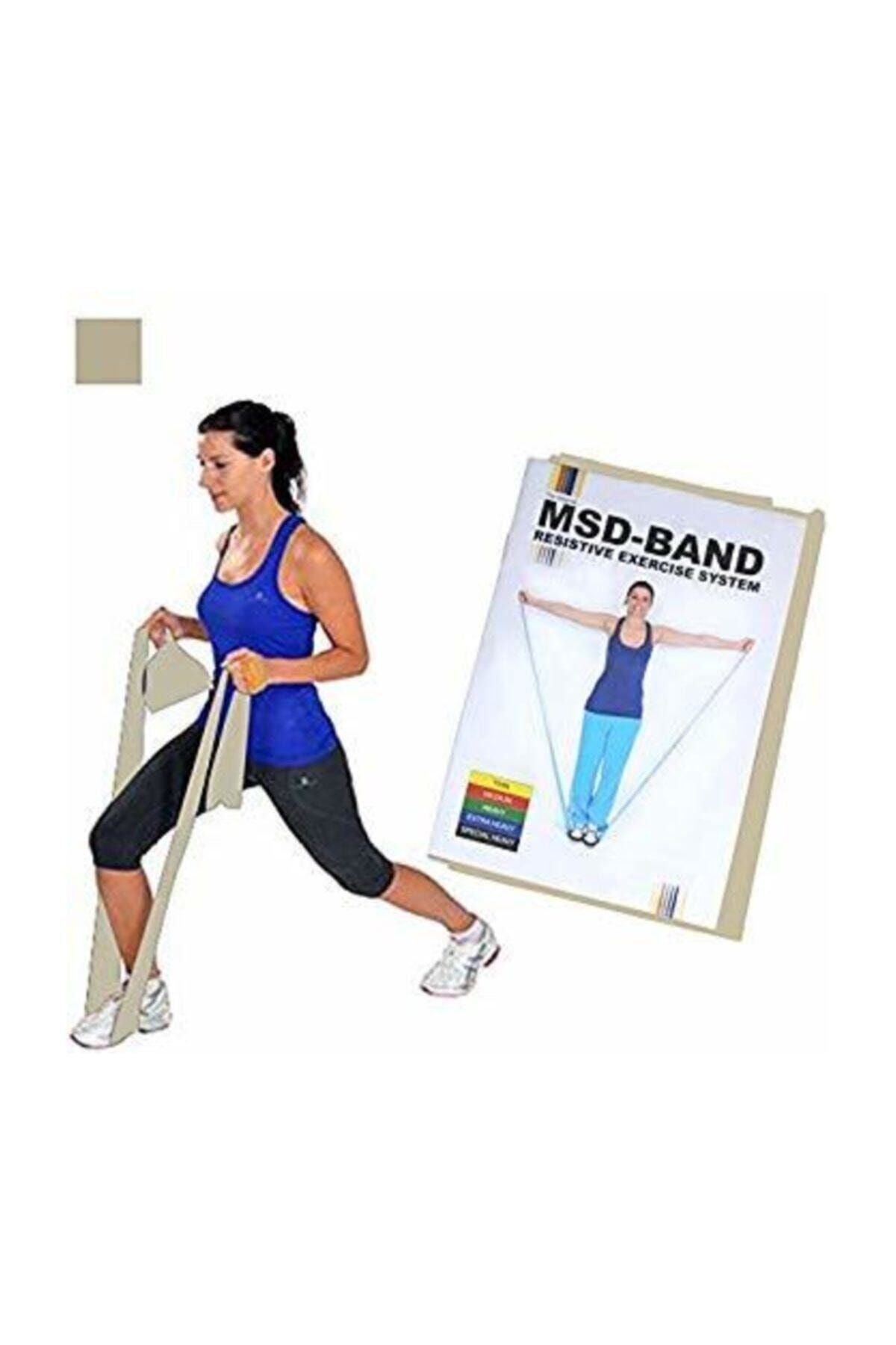 MSD Band Dirençli Egzersiz Lastiği 1,5 M Gri