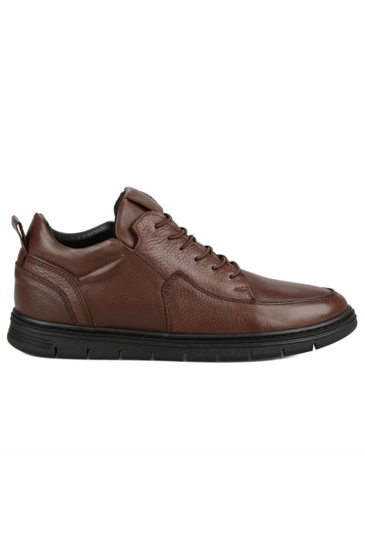 FootCourt Hakiki Deri Kahverengi Erkek Günlük Ayakkabı