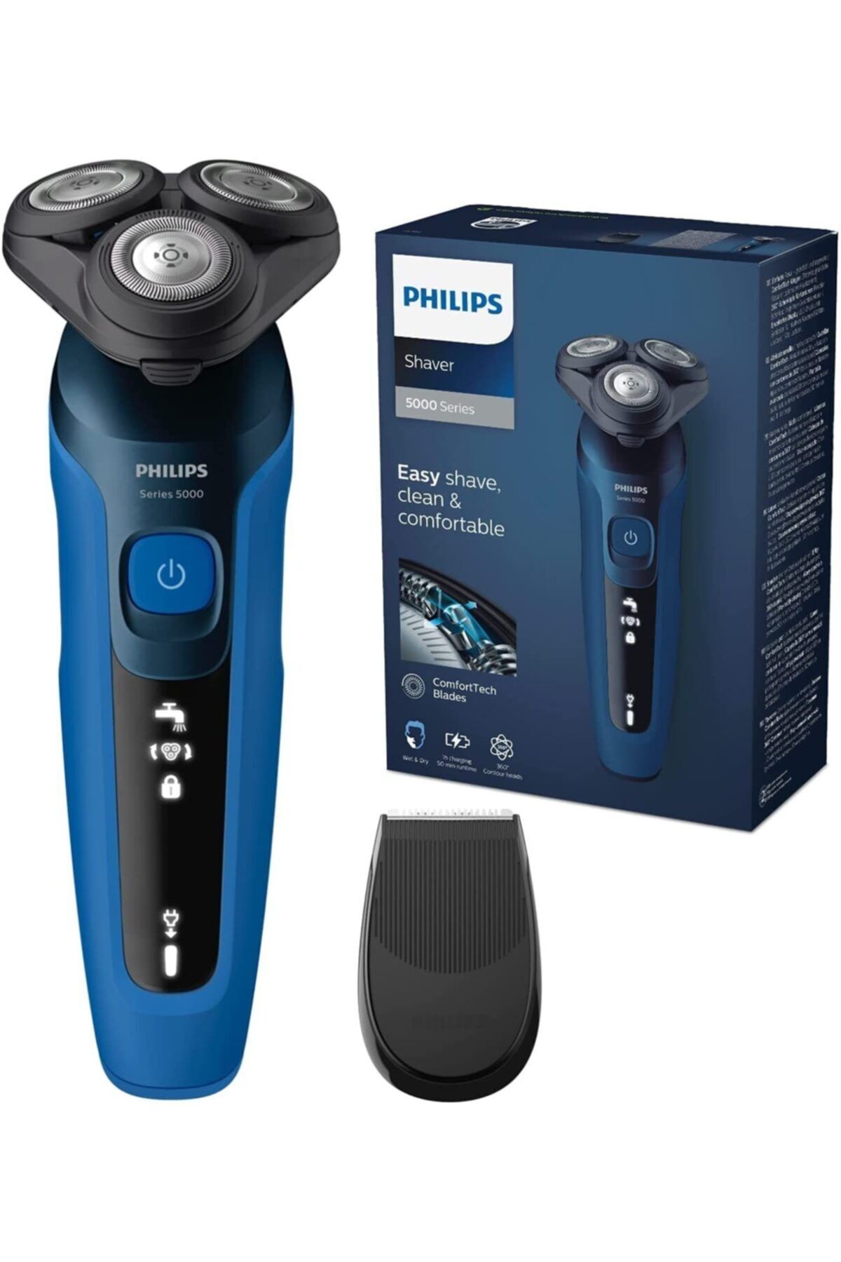 Philips Series5000 Elektrikli Tıraş Makinesi Gelişmiş Ekran Hassas Düzeltici S546618