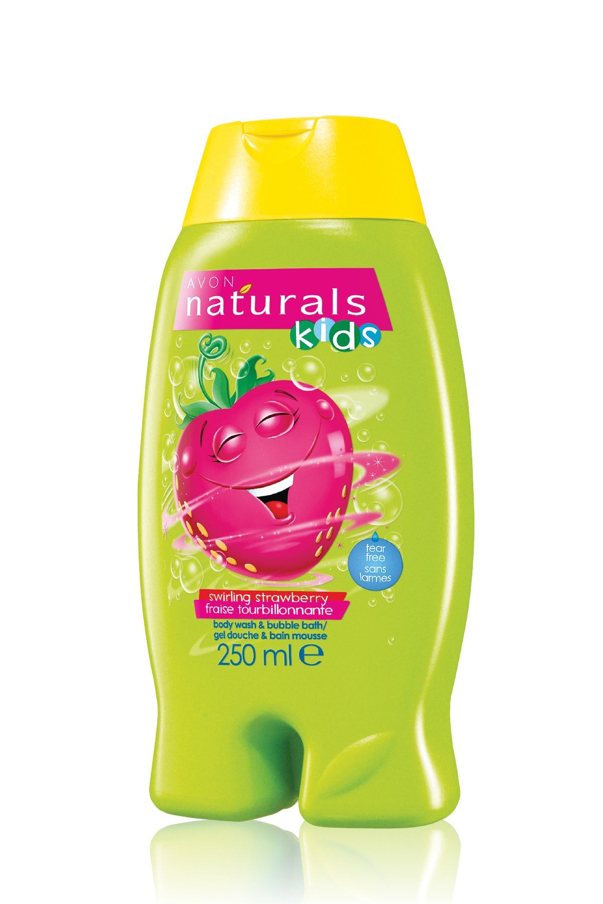 Avon Naturals Kids Çilek Kokulu Vücut Şampuanı ve Banyo Köpüğü - 250ml