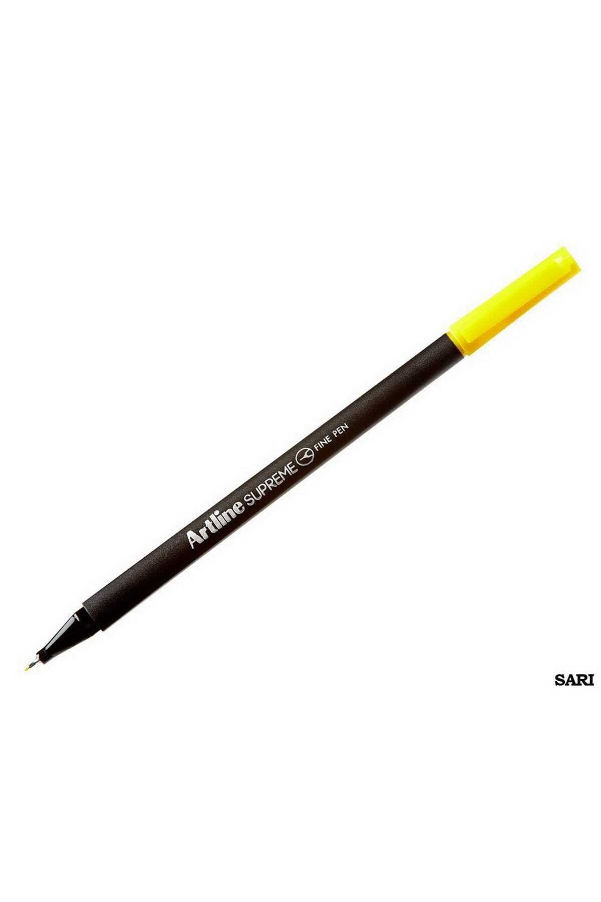 artline Supreme Fine Pen Keçe Uçlu Kalem 0,4mm Sarı