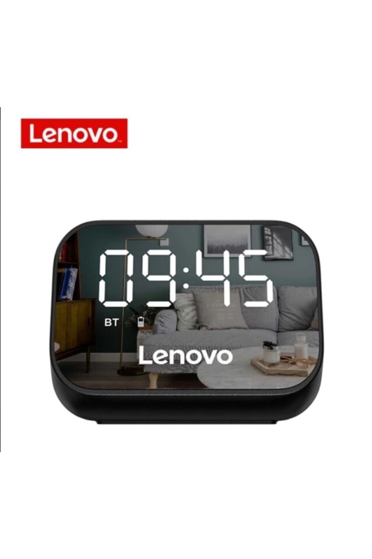 LENOVO Ts13 Kablosuz Bluetooth Hoparlör Alarm Saat Ayna Çok Işlevli Hoparlör