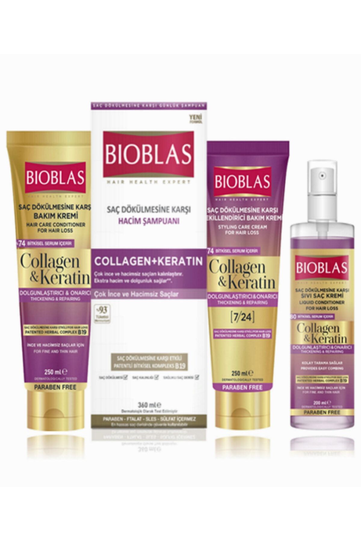 Bioblas Collagen+keratin Ailesi Saç Bakım Seti