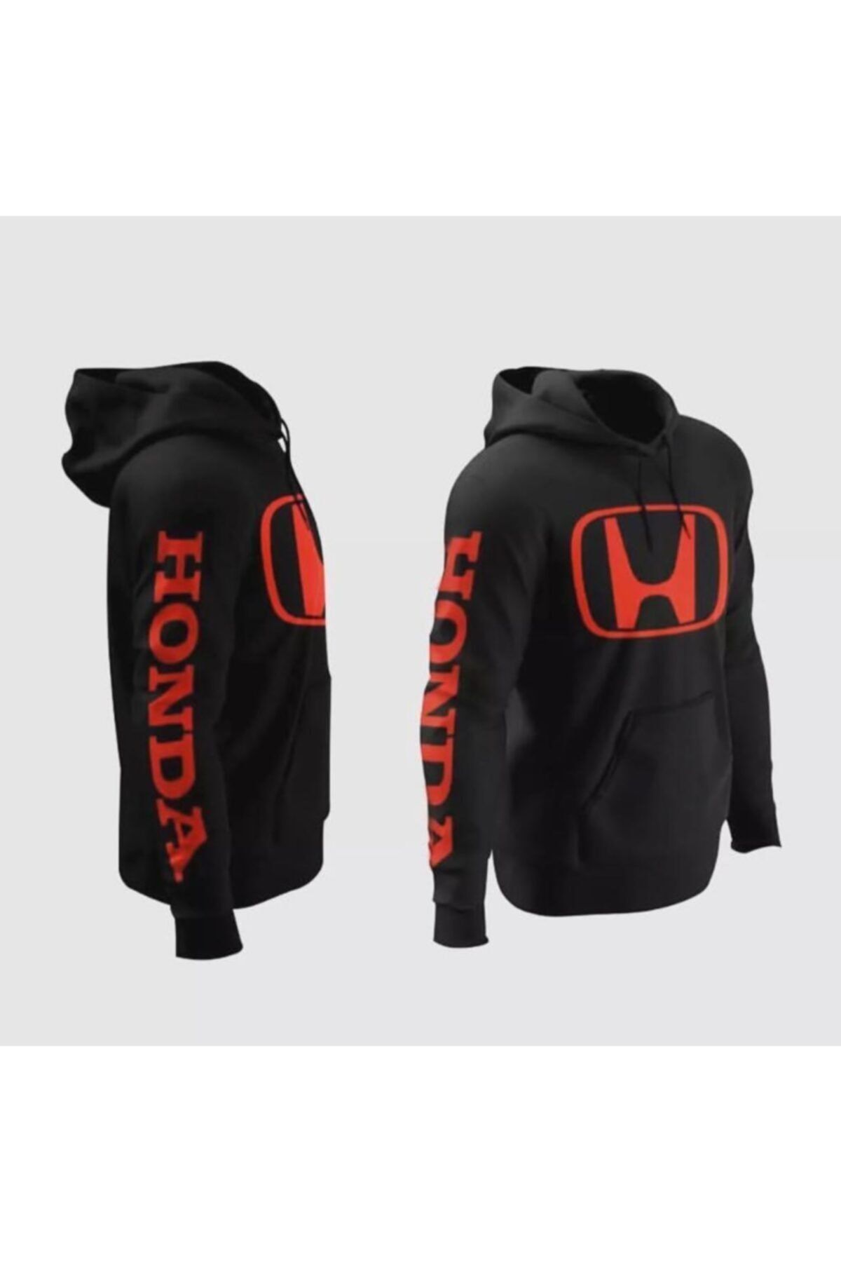 venüsdijital Honda Tasarım 3 Iplik Kapüşonlu Sweatshirt