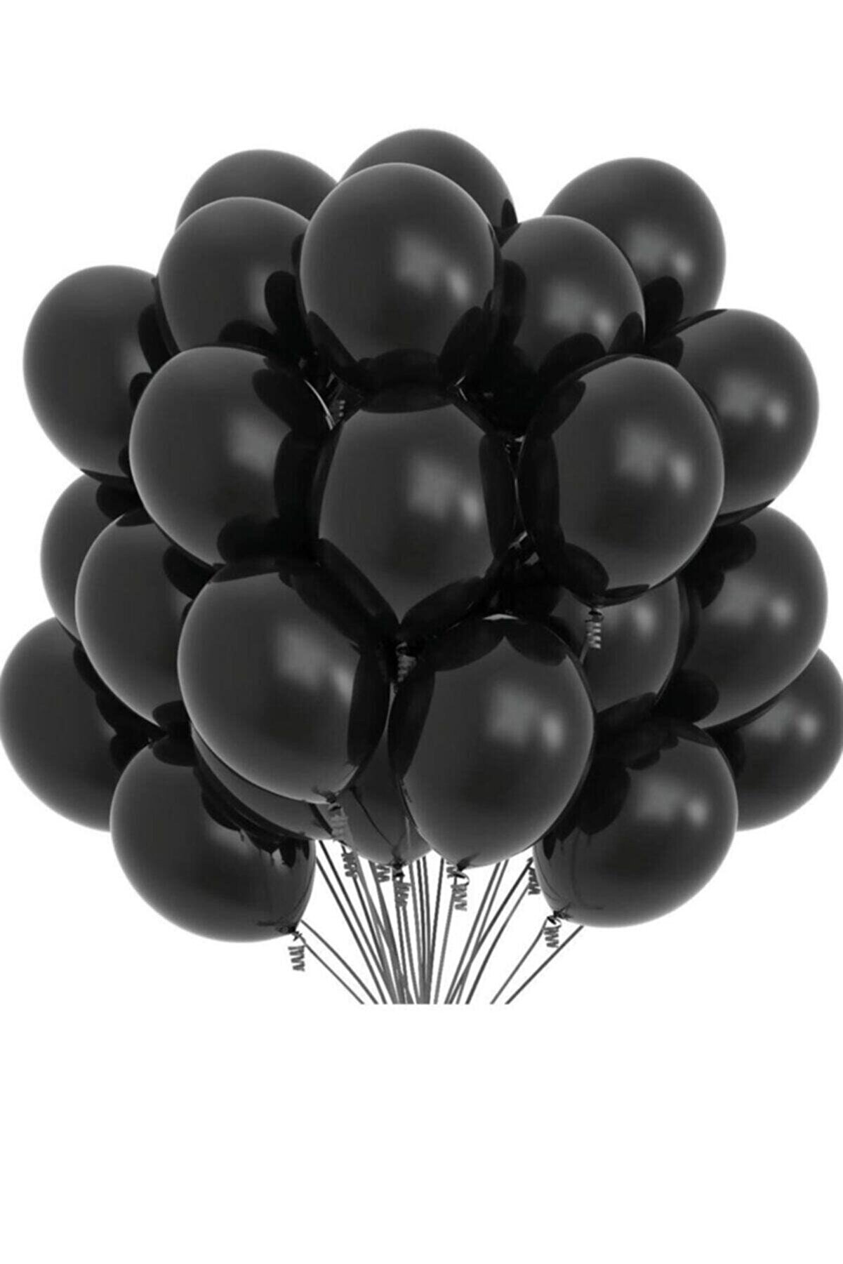 Organizasyon Pazarı Siyah Balon 10'lu