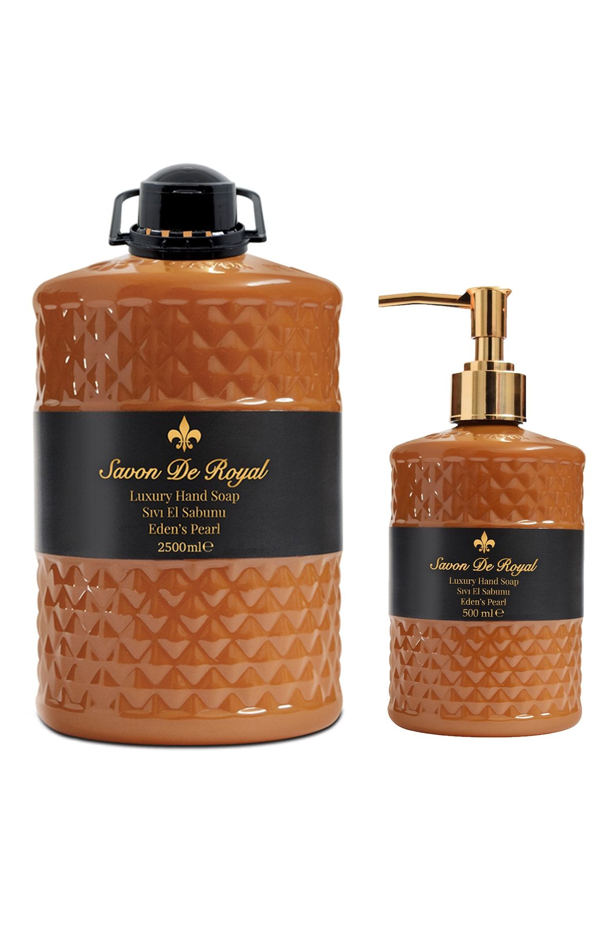 Savon de Royal Luxury Vegan Sıvı Sabun Eden's Pearl 2500 Ml & 500 Ml
