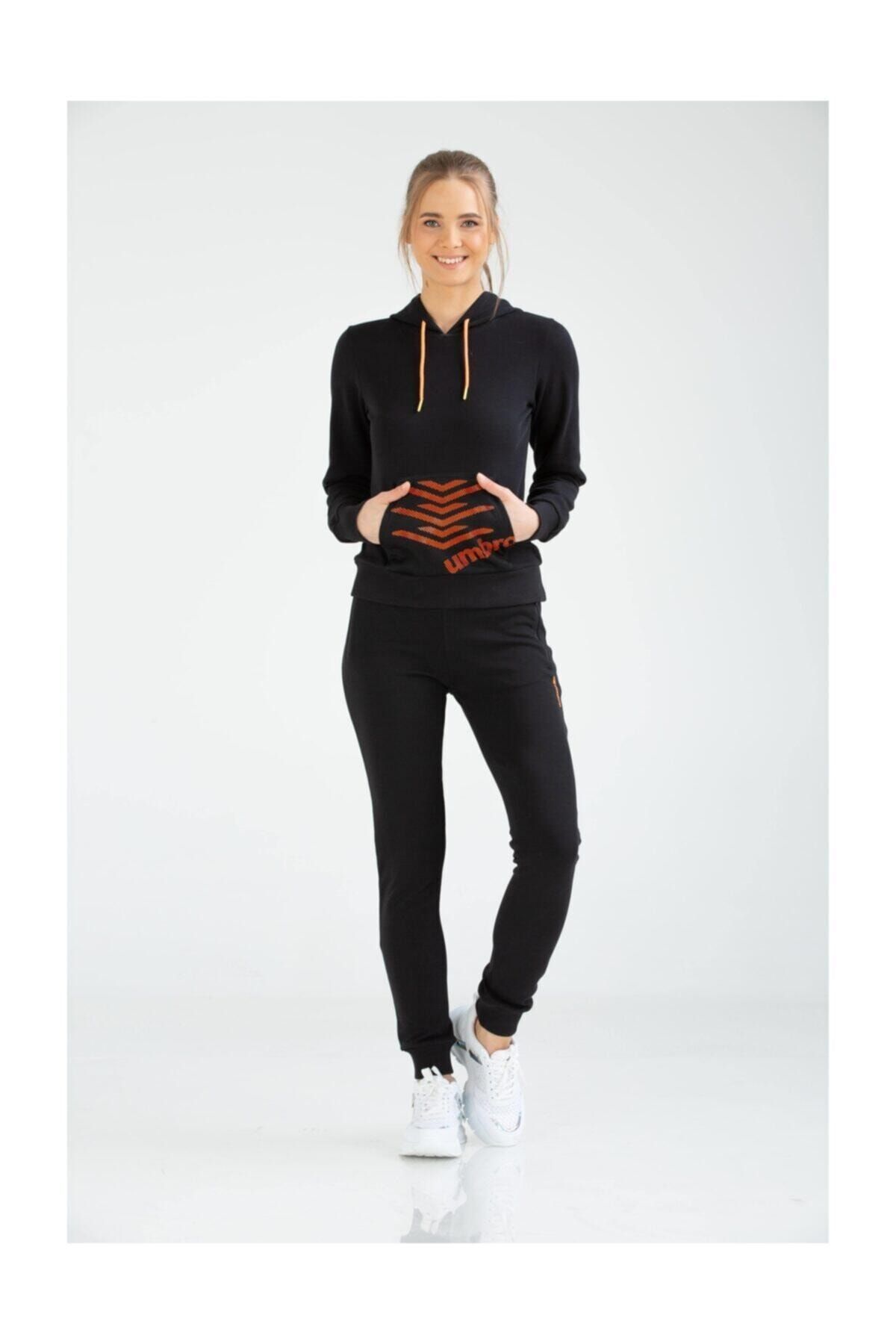 Umbro Kadın Siyah Eşofman Takımı Va-0008 Saun Track Suit Va-0008