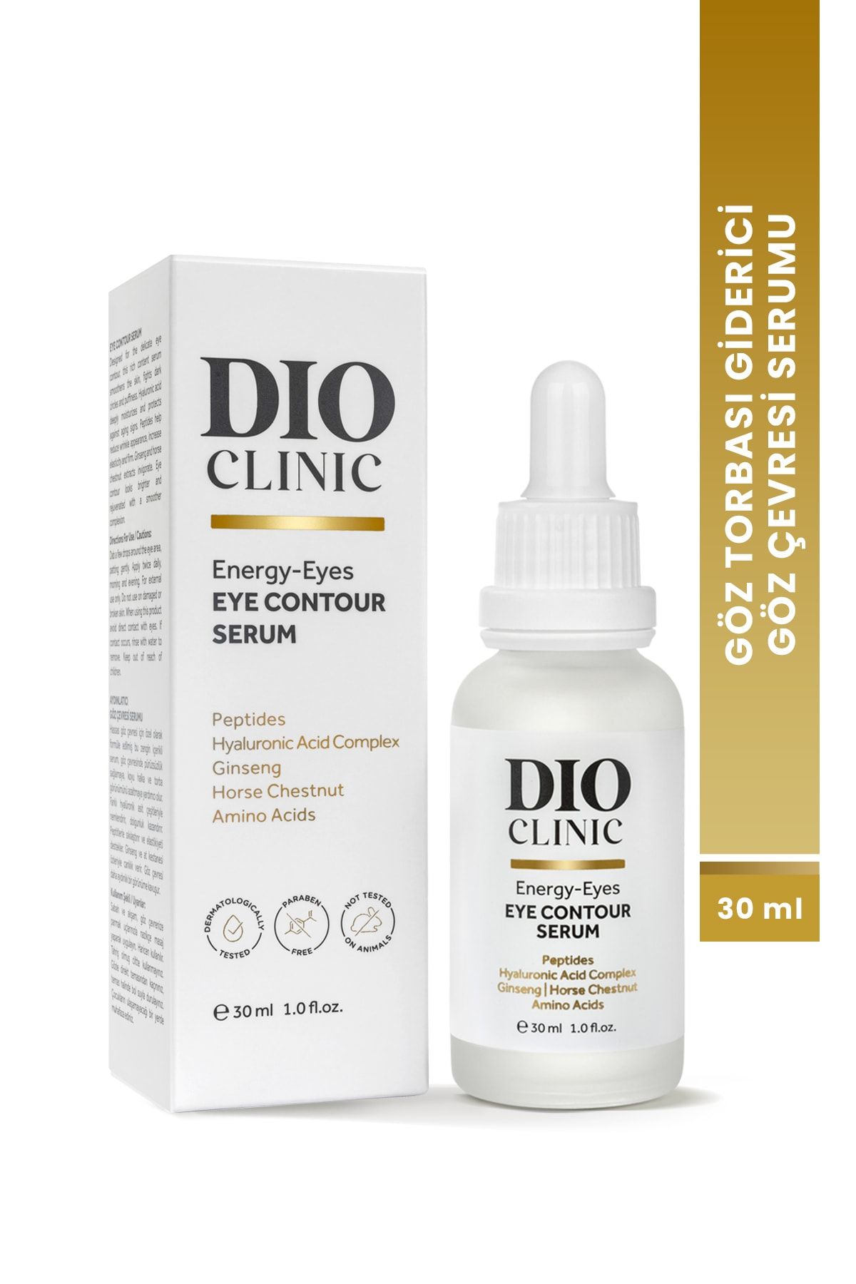 Dio Clinic Aydınlatıcı, Göz Altı Torbalanma Için Göz Çevresi Serumu 30 ml