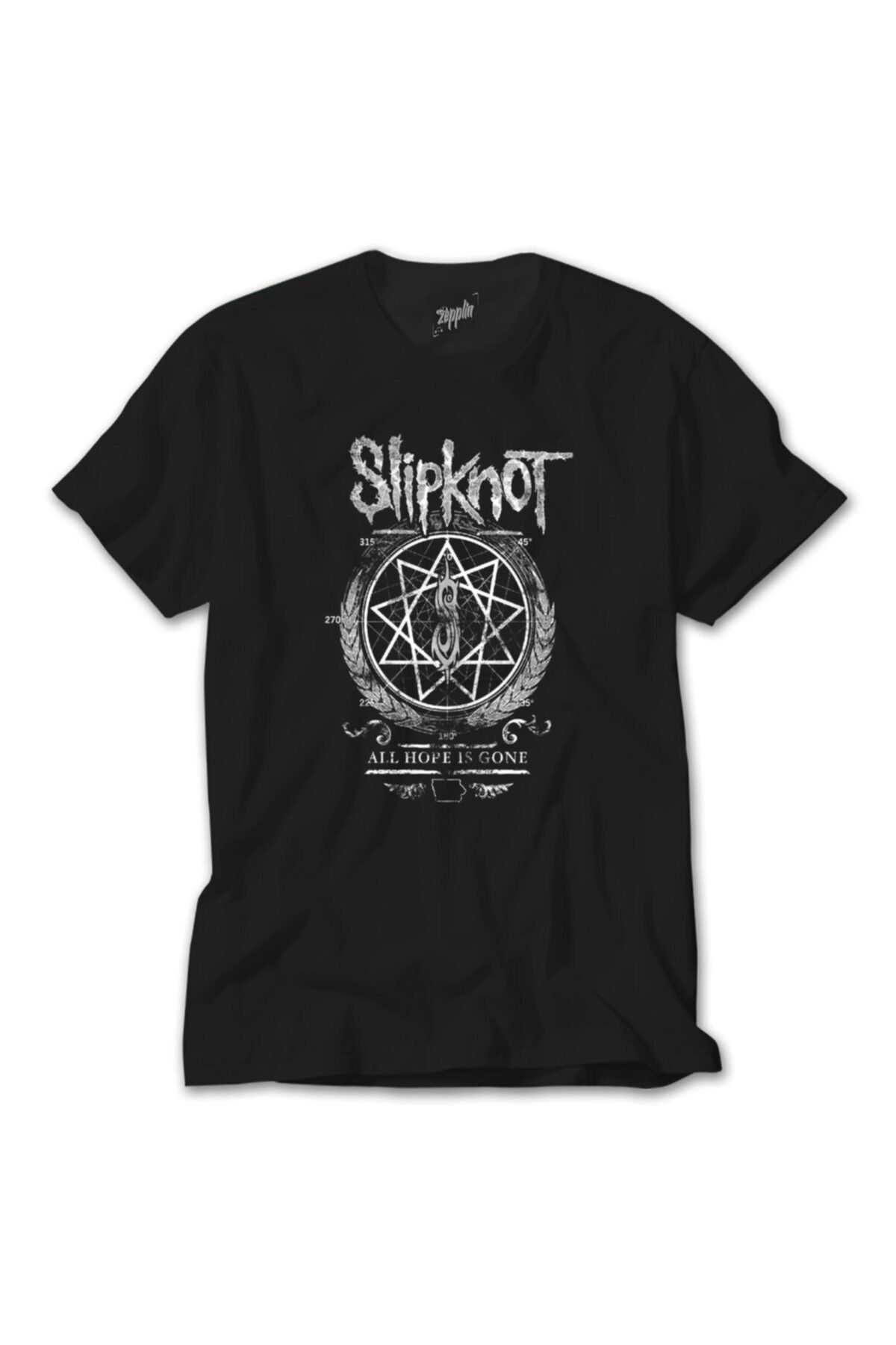 Z zepplin Slipknot Wreath Siyah Tişört