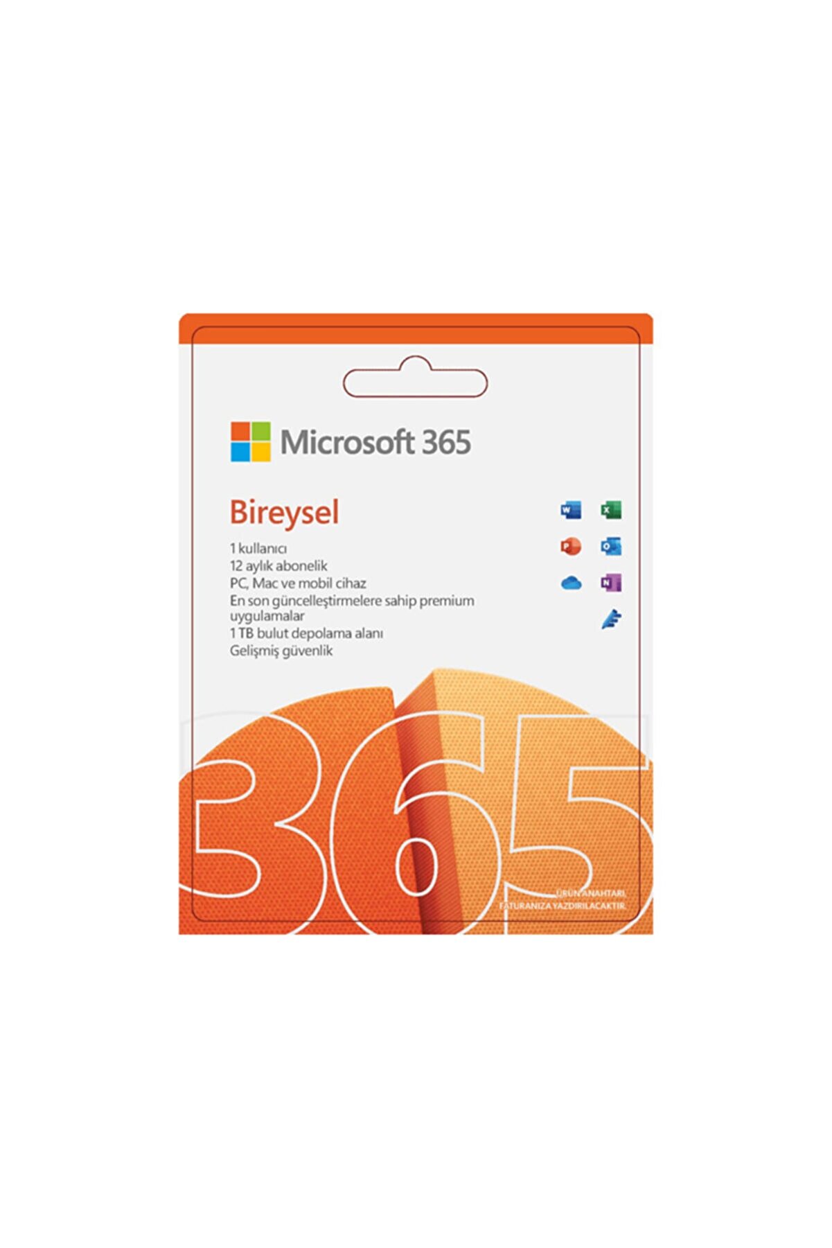 Microsoft Office 365 Bireysel Türkçe Yeni