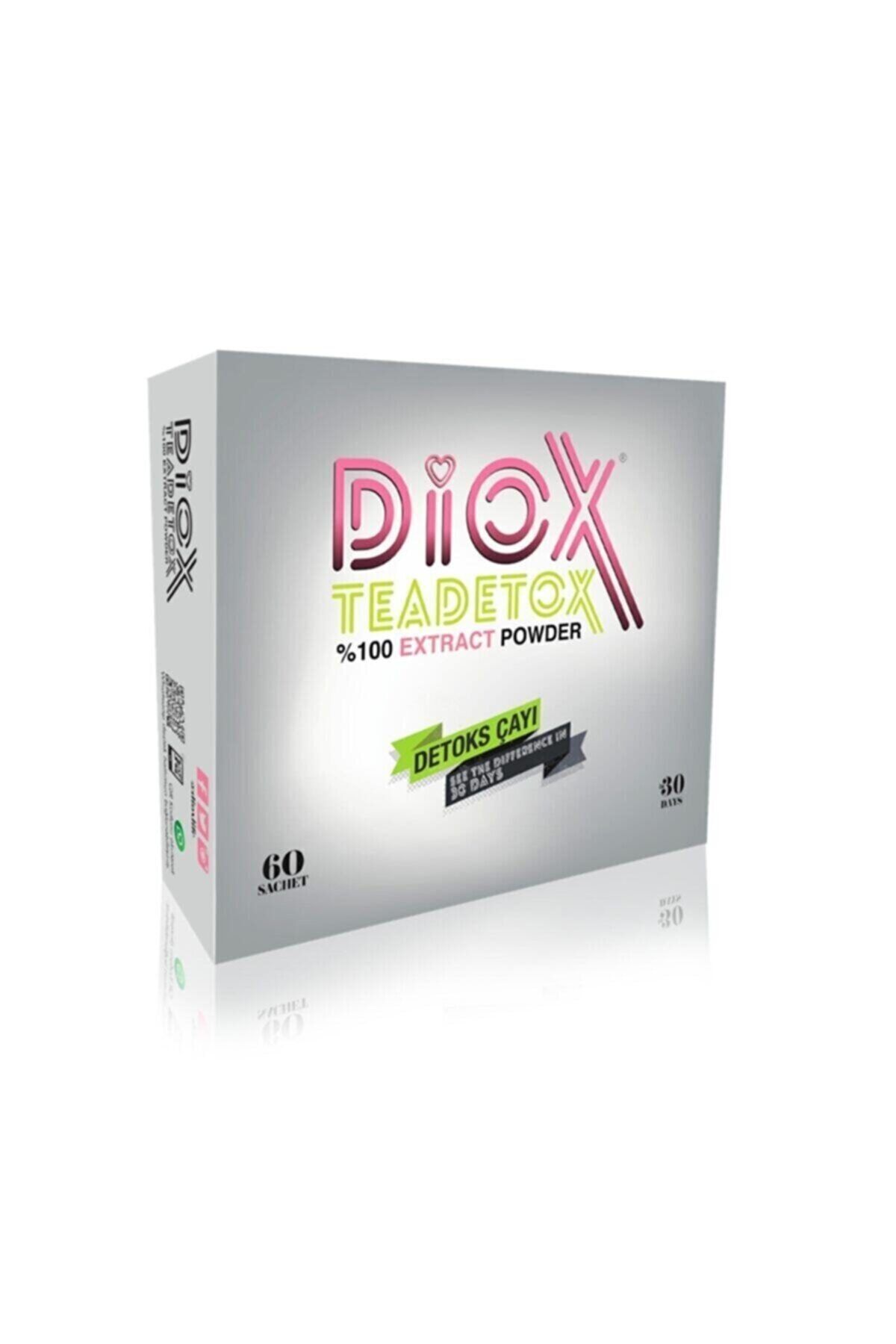 Diox Tea 60'lı Detoks Çayı 1 Aylık Detoks Paketi-orijinal Ürün Dudak Kalemi Hediyemiz