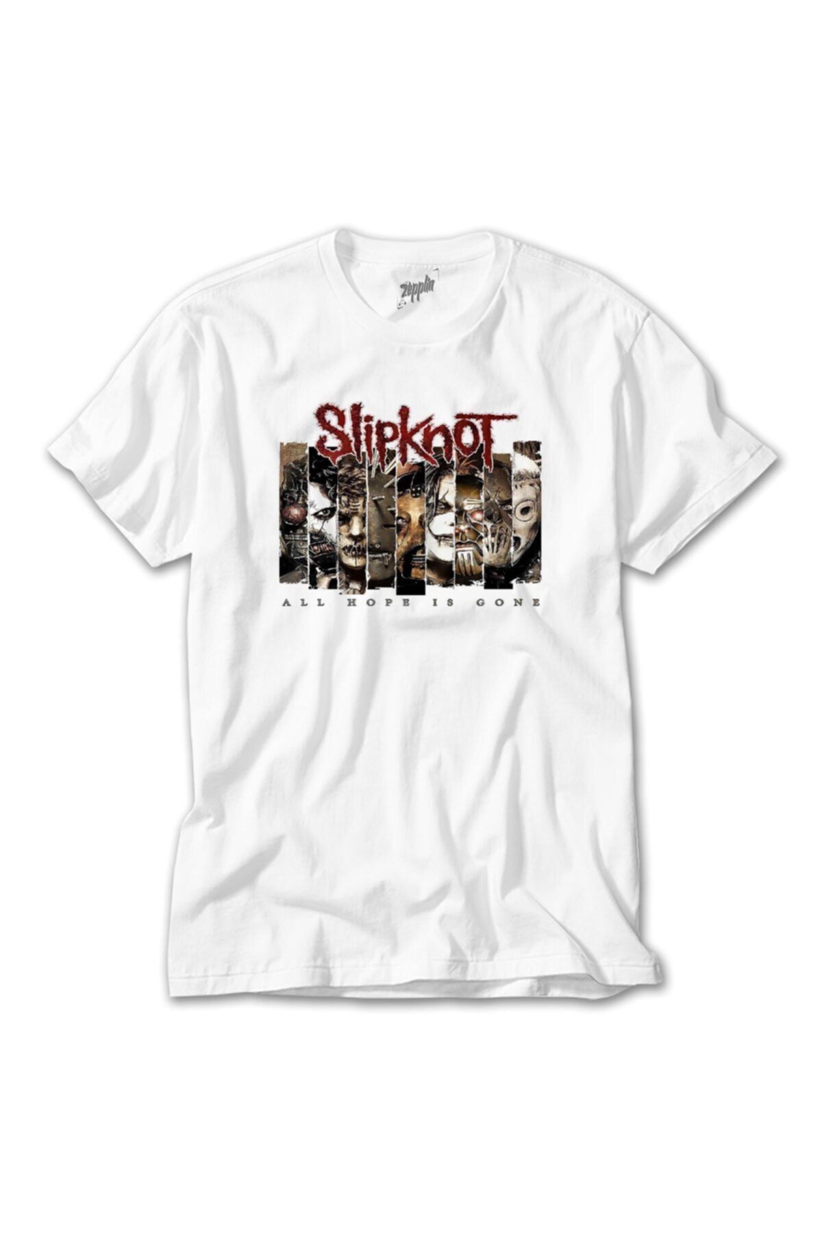Z zepplin Slipknot All Hope Is Gope Beyaz Tişört