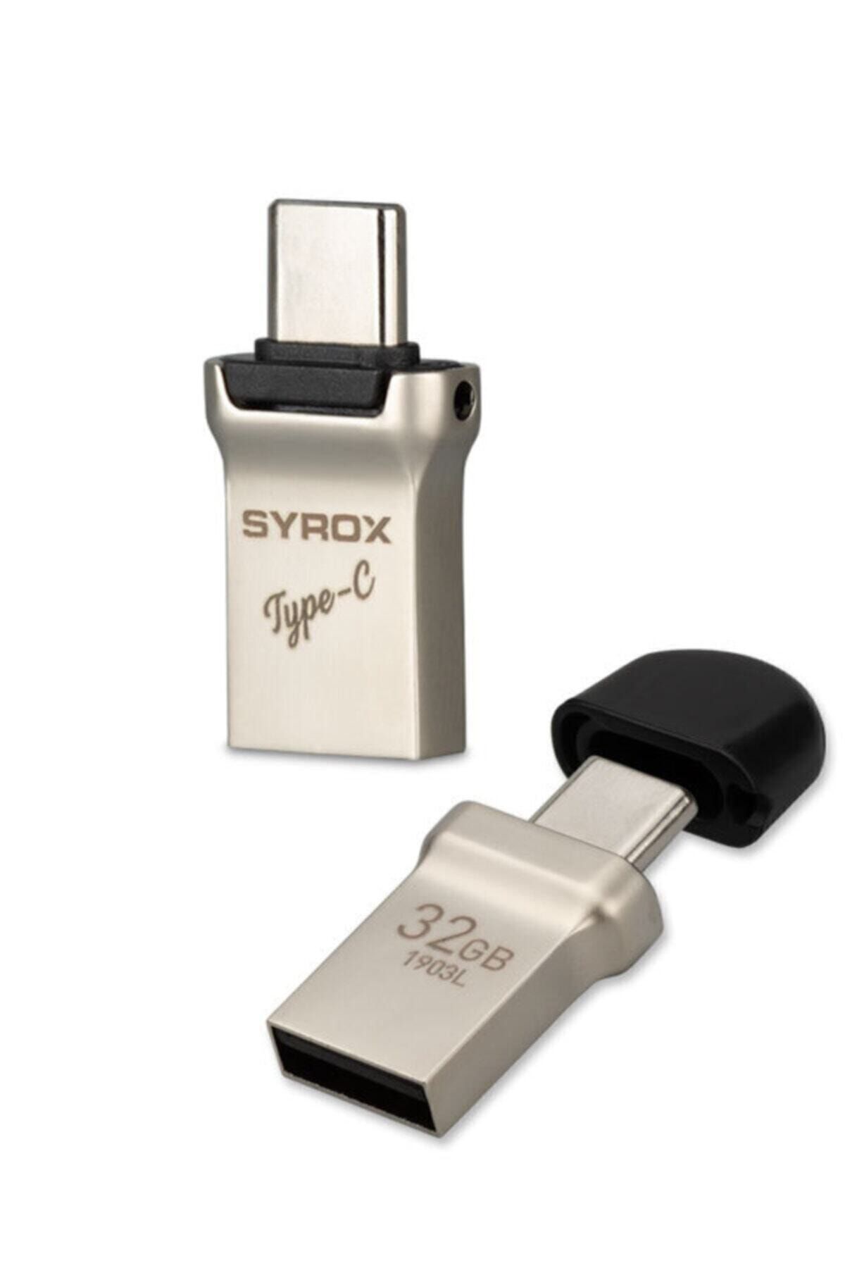 Syrox Utc 32 Gb Type-c Dual Usb Otg Flash Bellek