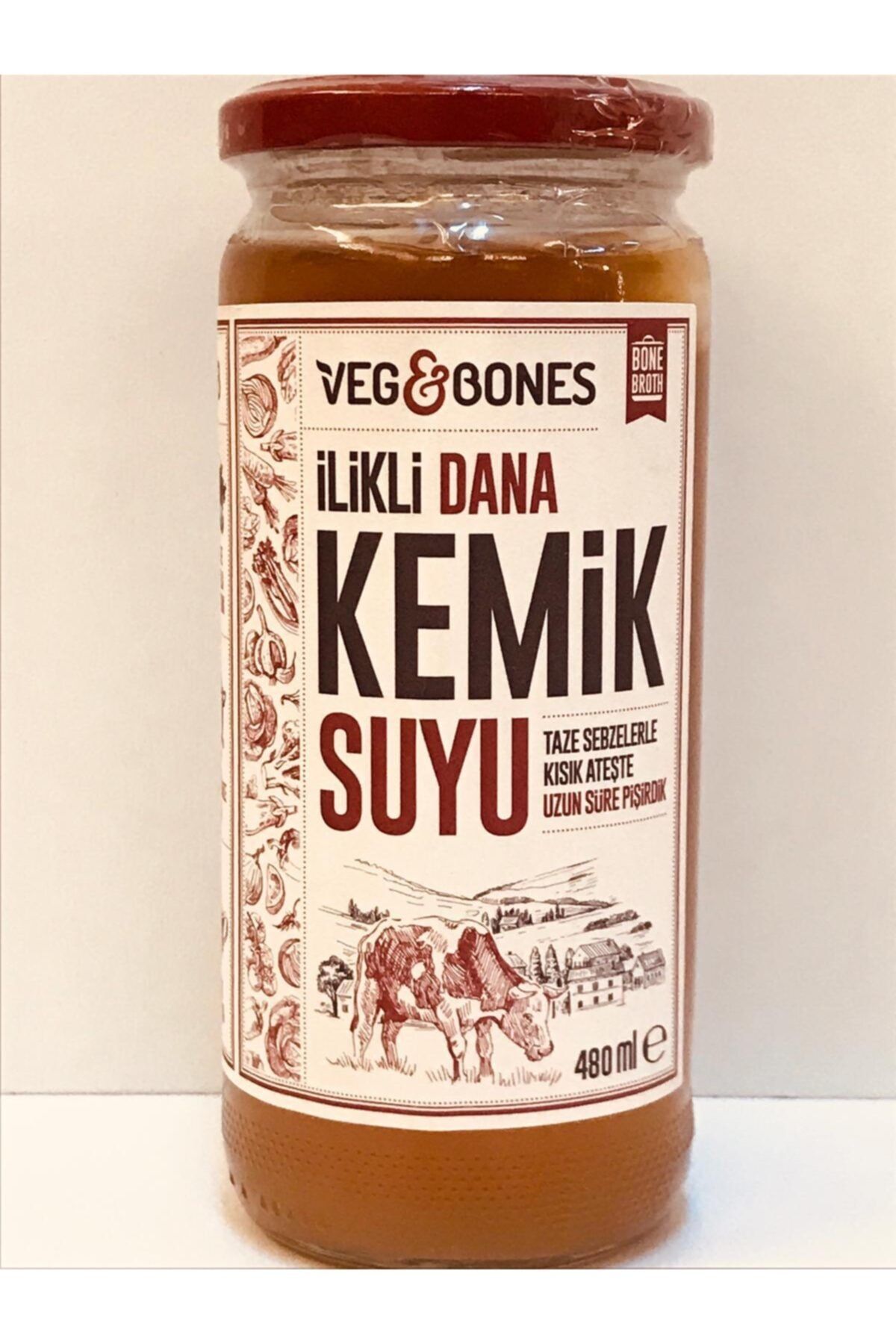 Veg&Bones Dana Ilikli Kemik Suyu 480 Ml