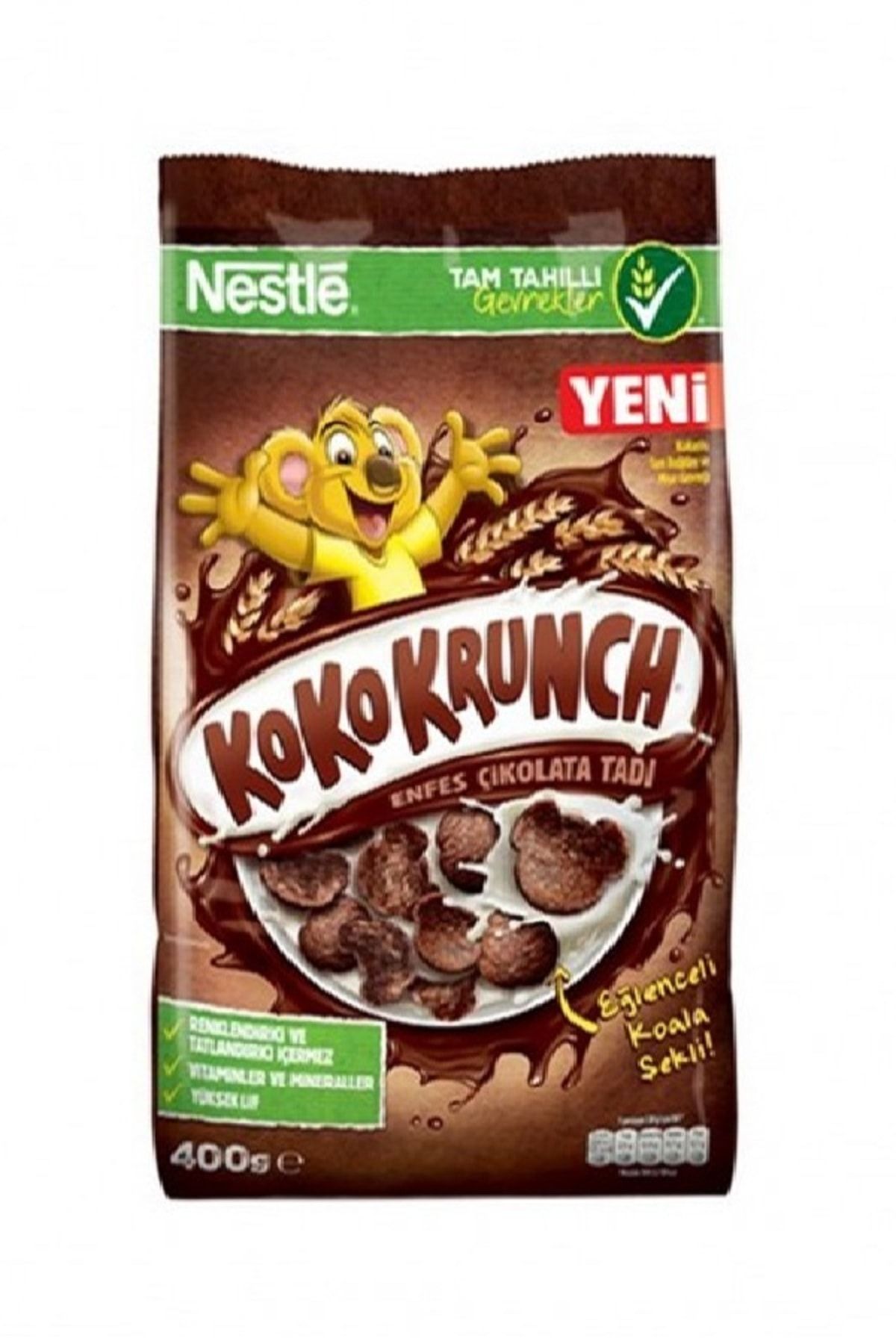 Nestle Koko Krunch Kakaolu Tam Buğday Ve Mısır Gevreği 400 Gr