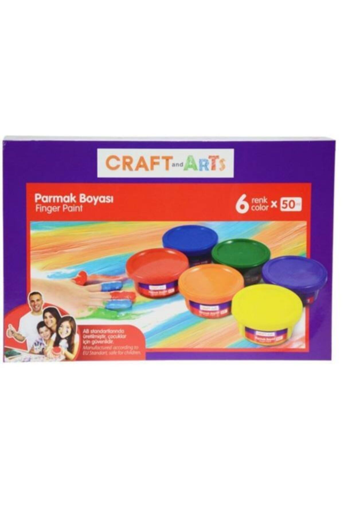 Craft and Arts Parmak Boya 6x50ml Adet