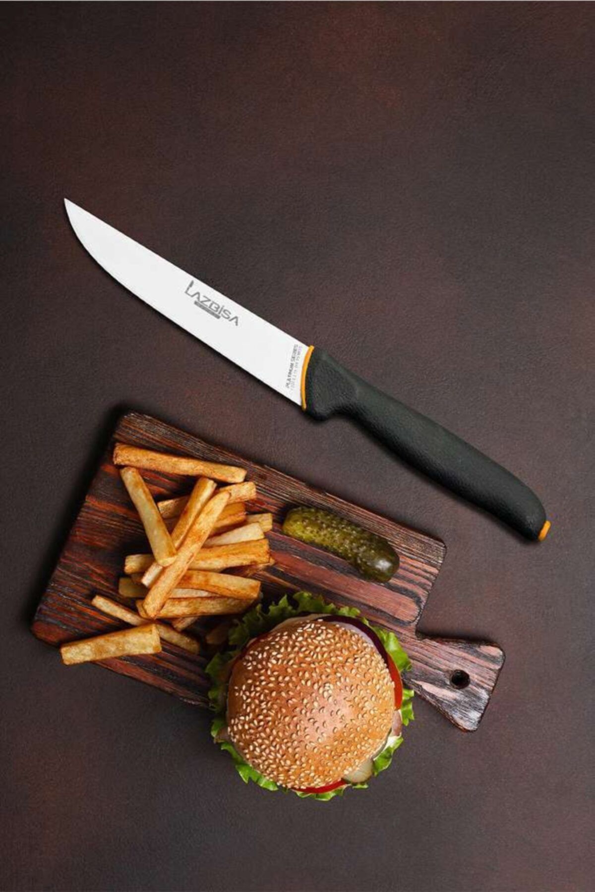 LAZBİSA Mutfak Bıçak Seti Et Sebze Özel Üretim Platinum Serisi