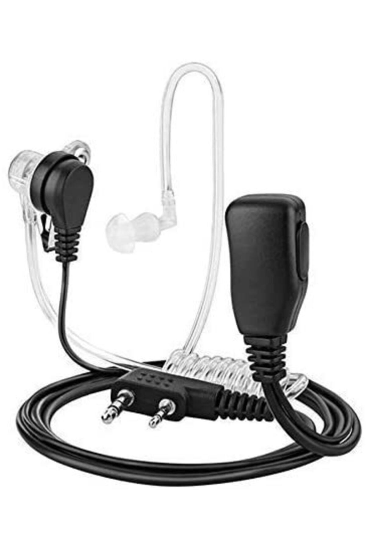 Axe Tools Mikrofonlu Şeffaf Akustik Hortum Tipi Silikon Gizli Ajan Koruma Spiker Güvenlik El Telsiz Kulaklığı
