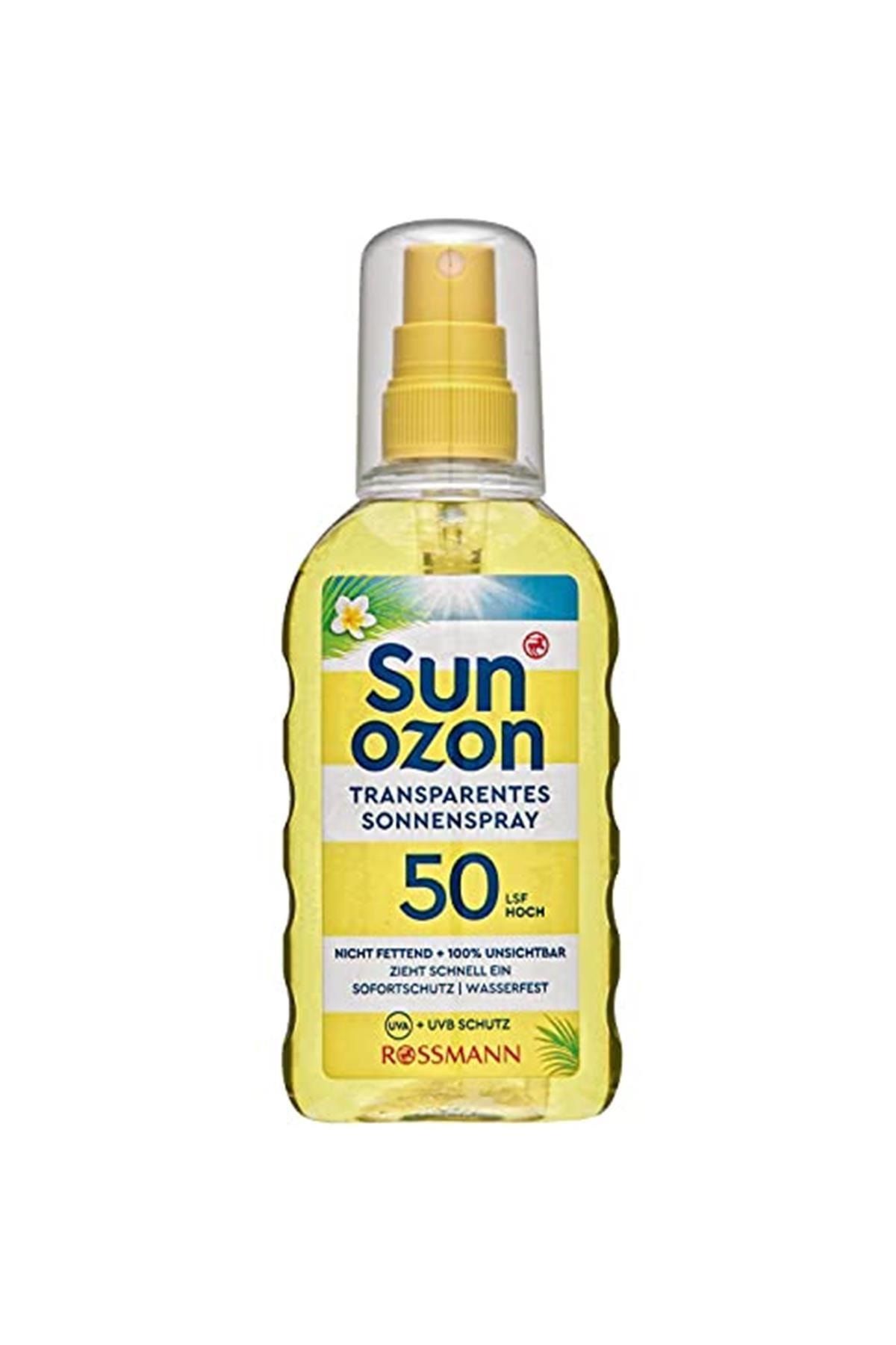 SunOzon Marka: Güneş Spreyi Spf 50 Transparan 200 Ml Kategori: Vücut Güneş Kremi