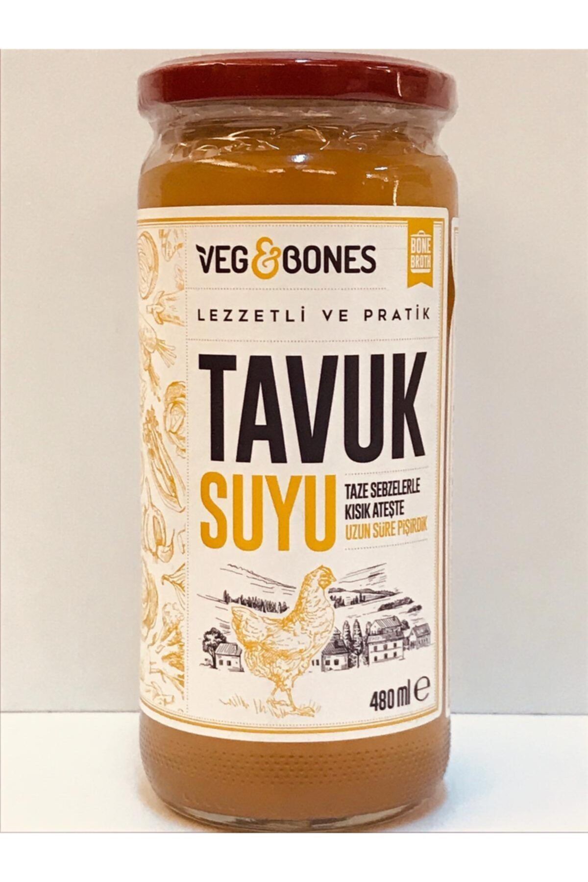 Veg&Bones Veg & Bones Tavuk Suyu 6*480 Ml