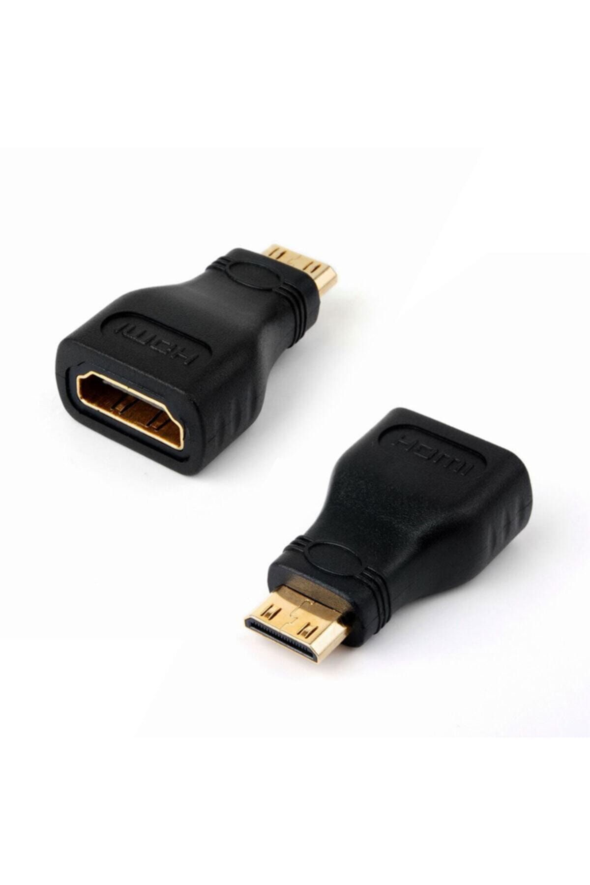 WOZLO Hdmi (dişi) - Mini Hdmi (erkek) Adaptör Çevirici - Tablet Uyumlu