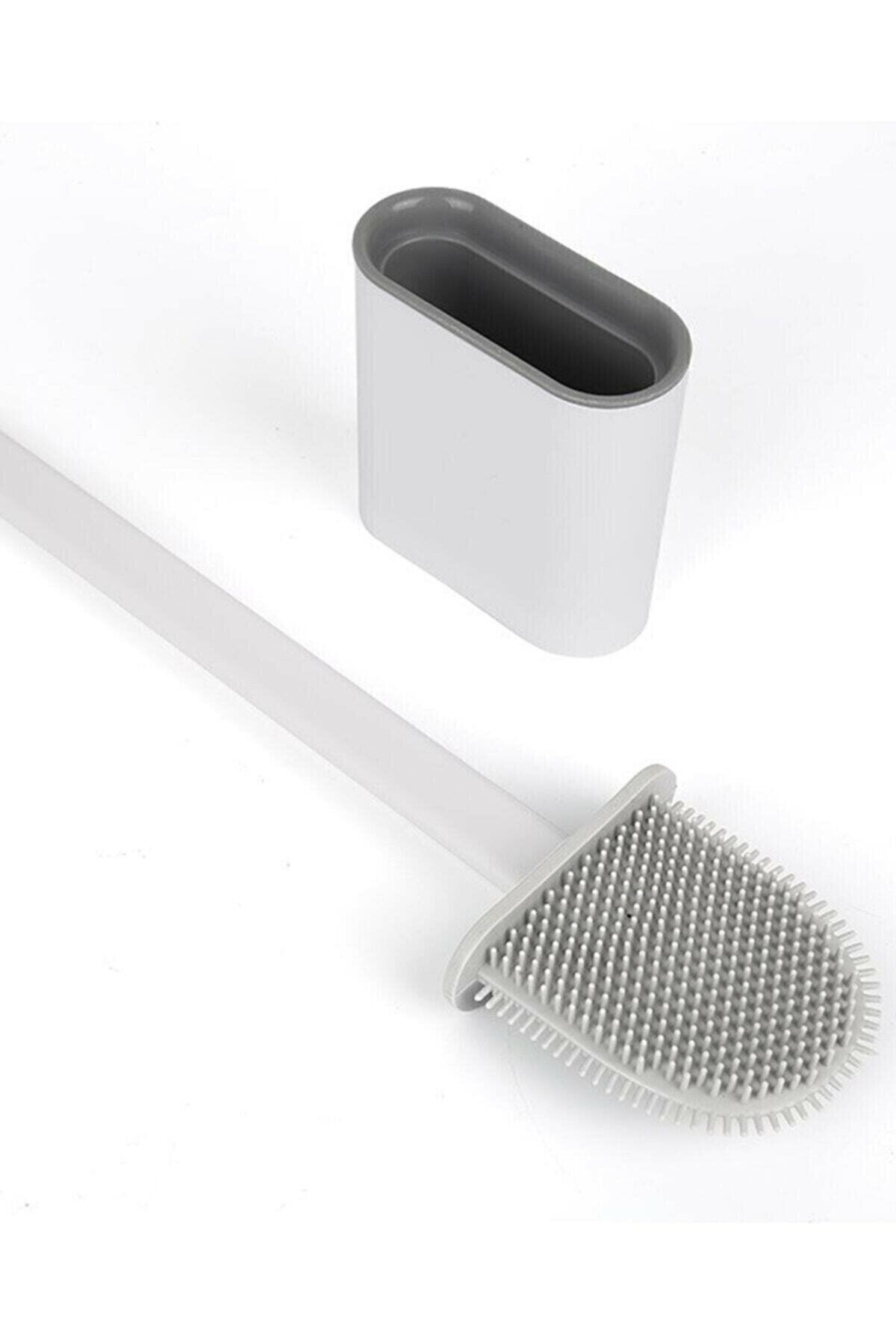 Kaşbaşı Home Silikon Tuvalet Fırçası Bükülebilir Silikon Wc Klozet Fırçası