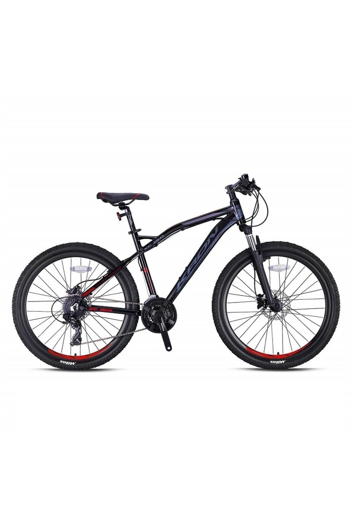 Kron Xc 150 - 27.5" Mtb - 16 - 24 Vites - H.dısc - Siyah-kırmızı/füme Erkek Dağ Bisikleti