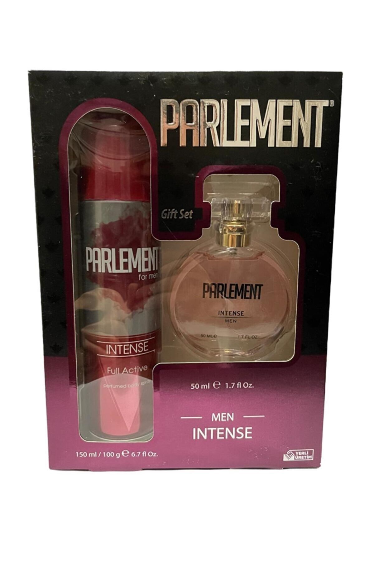 Parlement Erkek Parfüm Set Intense Erkek Parfüm Deodorant Wordly-3535