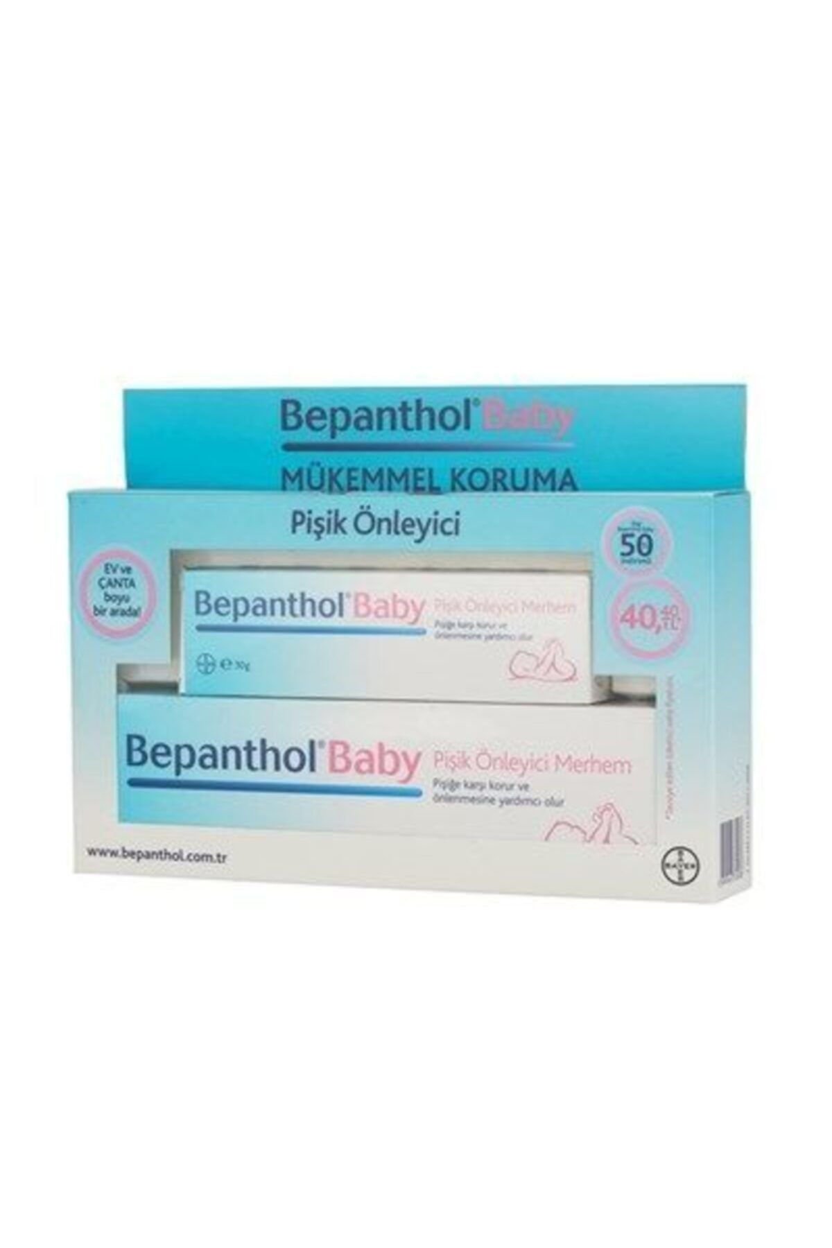 Bayer Bepanthol Bebekler Için Bez Bölgesi Pişik Bakım Seti Avantaj Paketi 100 Gr + 30 Gr
