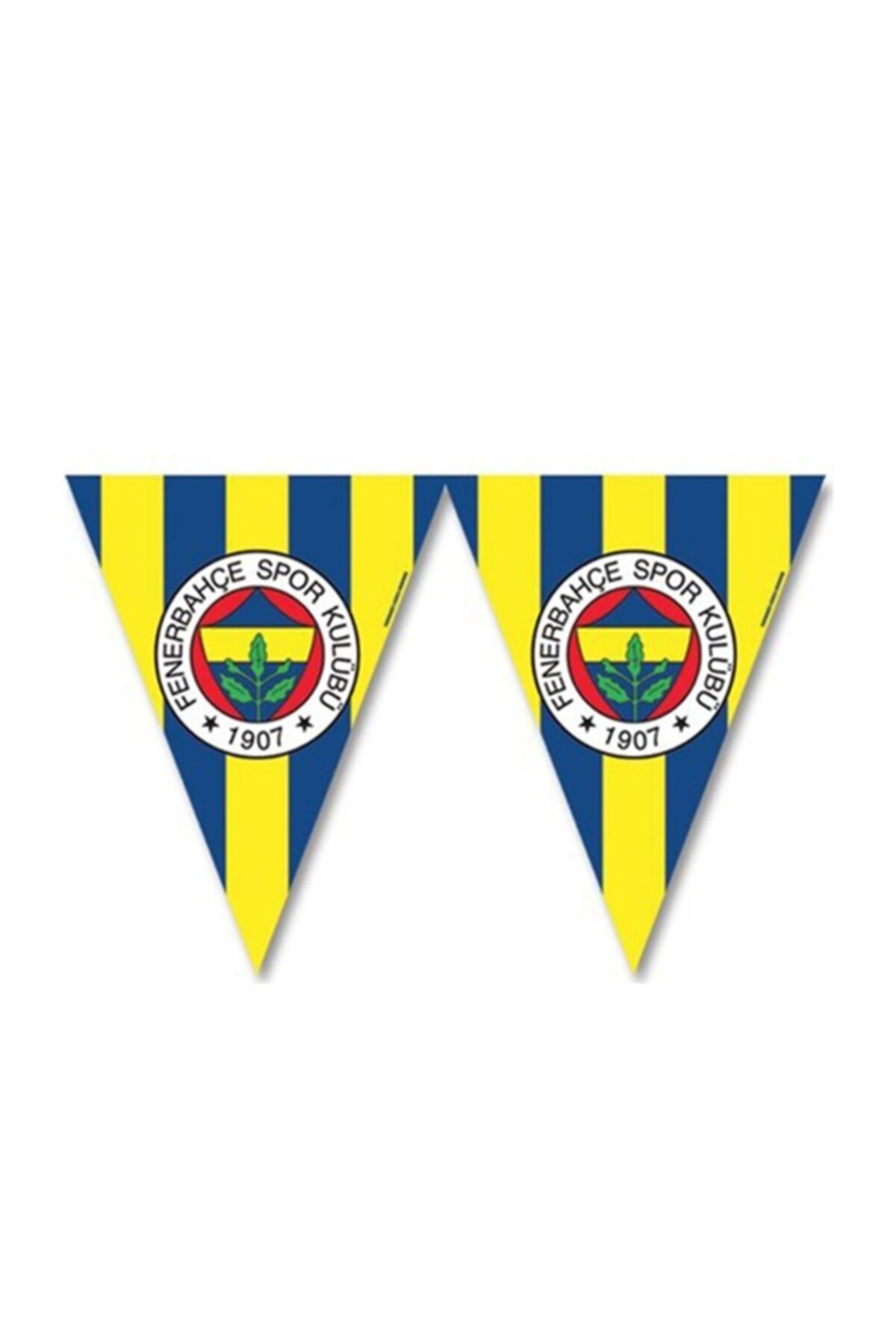 PARTİSERÜVENİ Fenerbahçe Üçgen Flama Bayrak Set