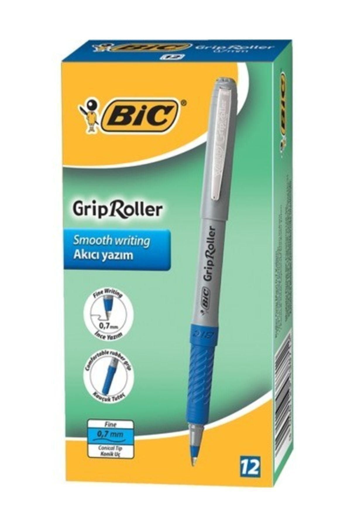 Bic Grip 0.7 Roller Kalem - Mavi