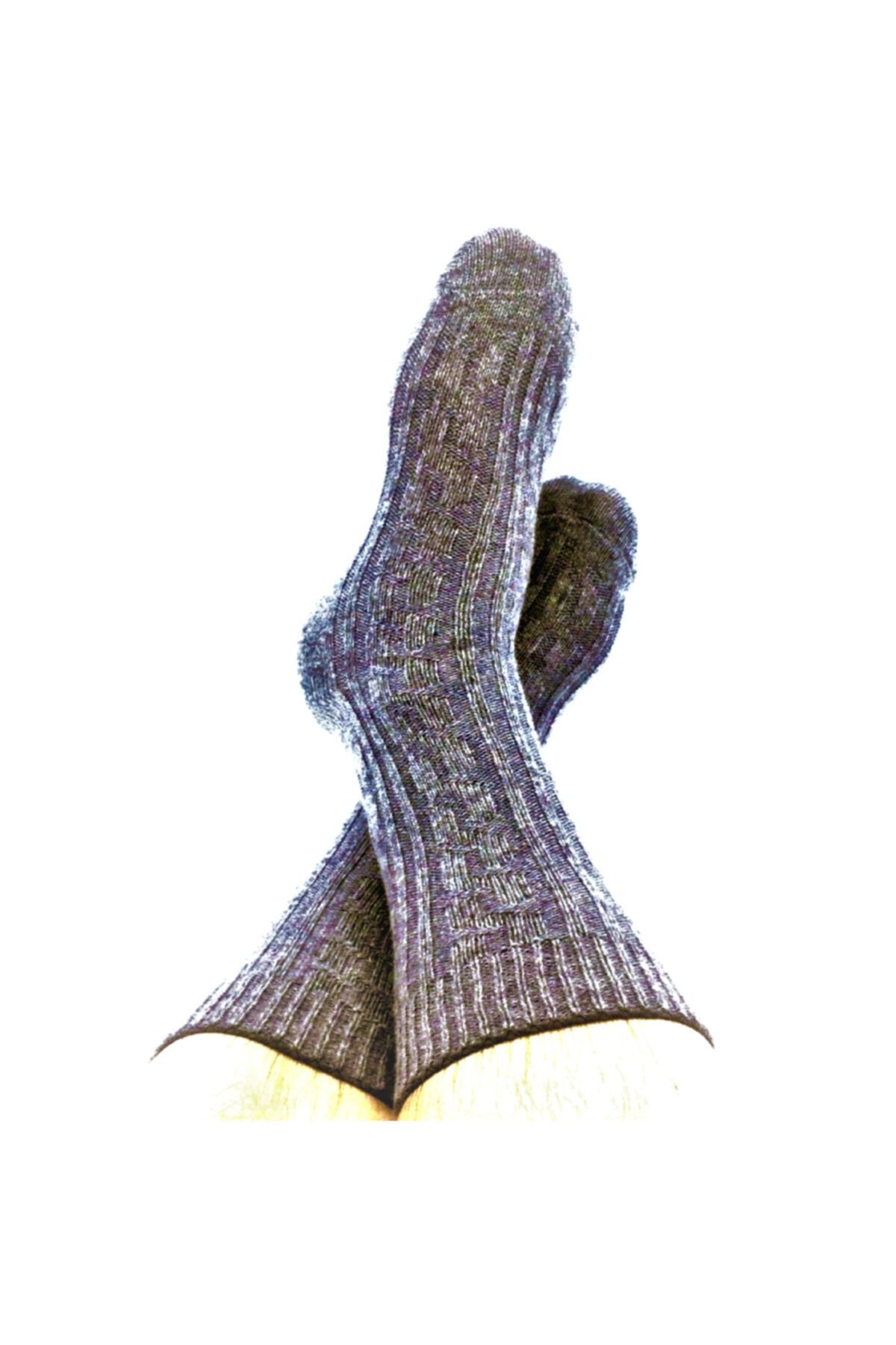 socks master 4 Çift, Yün- Lambswool (EKSTRA KALIN İĞNE: NO: 6) (KIŞLIK KALIN BOT) (40-44)