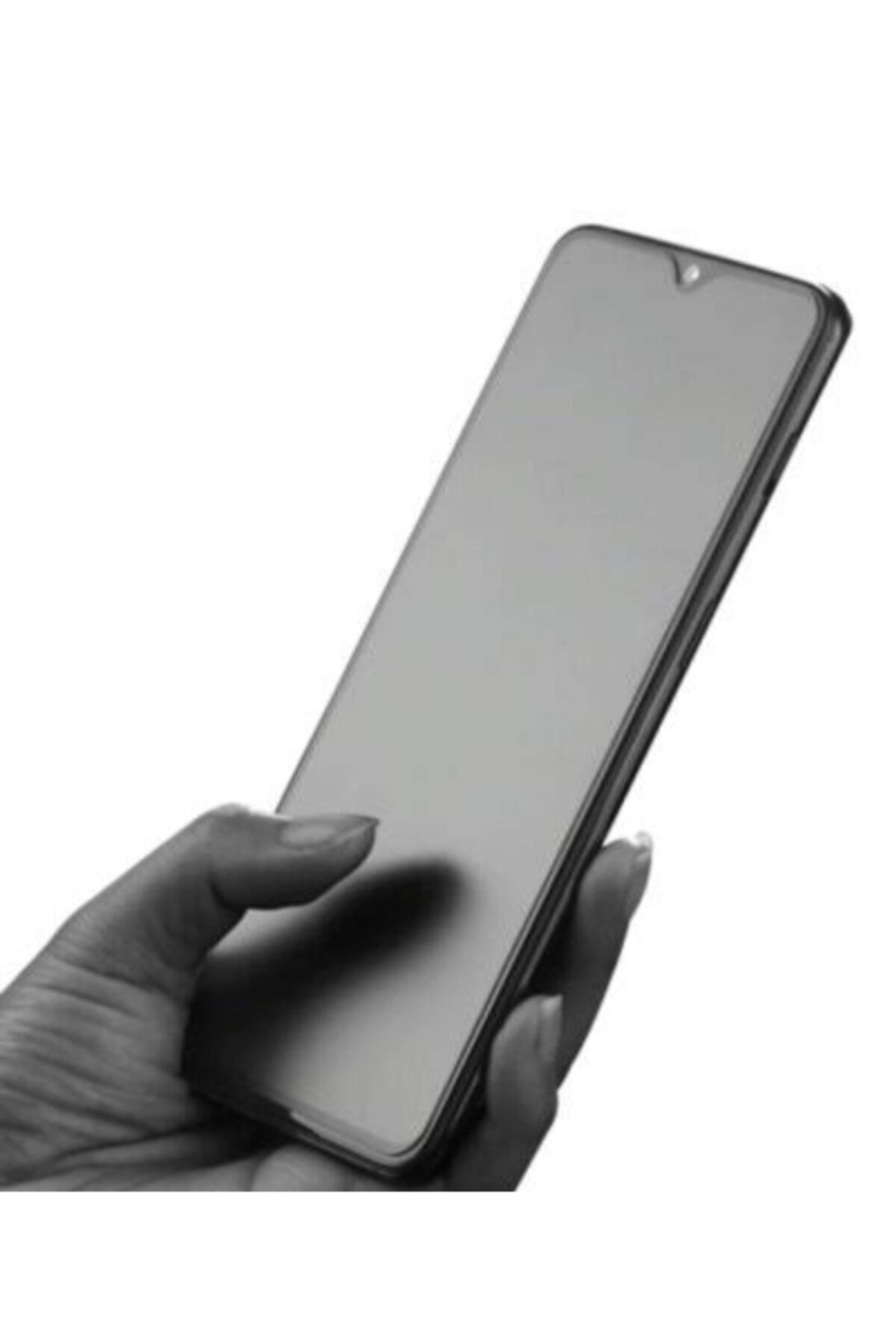 TEKNOPARKTA Oppo A16 Uyumlu Mat Hayalet Ekran Gizli Tam Kaplayan Kırılmaz Cam Nano Ekran Koruyucu
