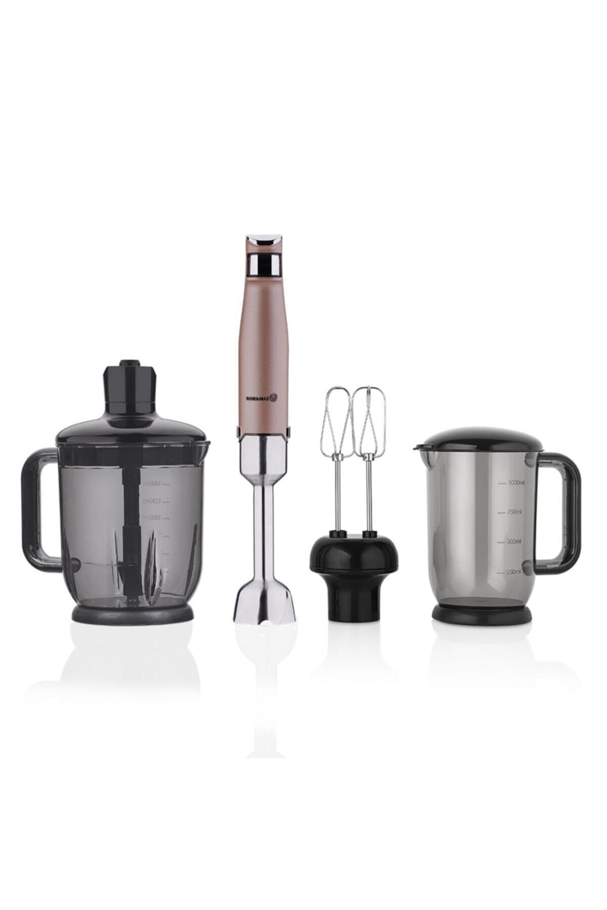 KORKMAZ A449-01 Performix Mega Blender Set Rosa Gold