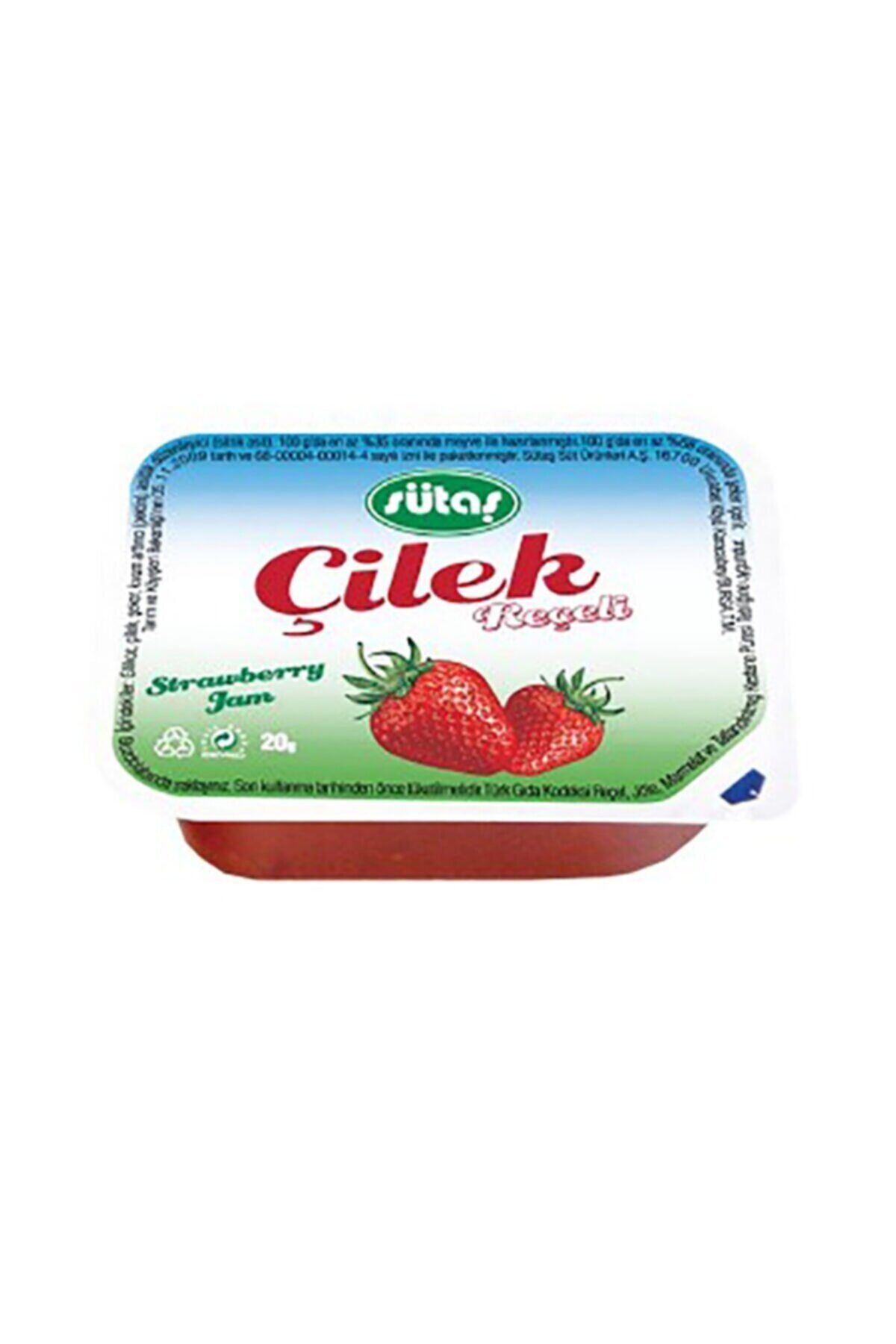 Sütaş 144 X 20 gr Piknik Kahvaltı Çilek Reçeli