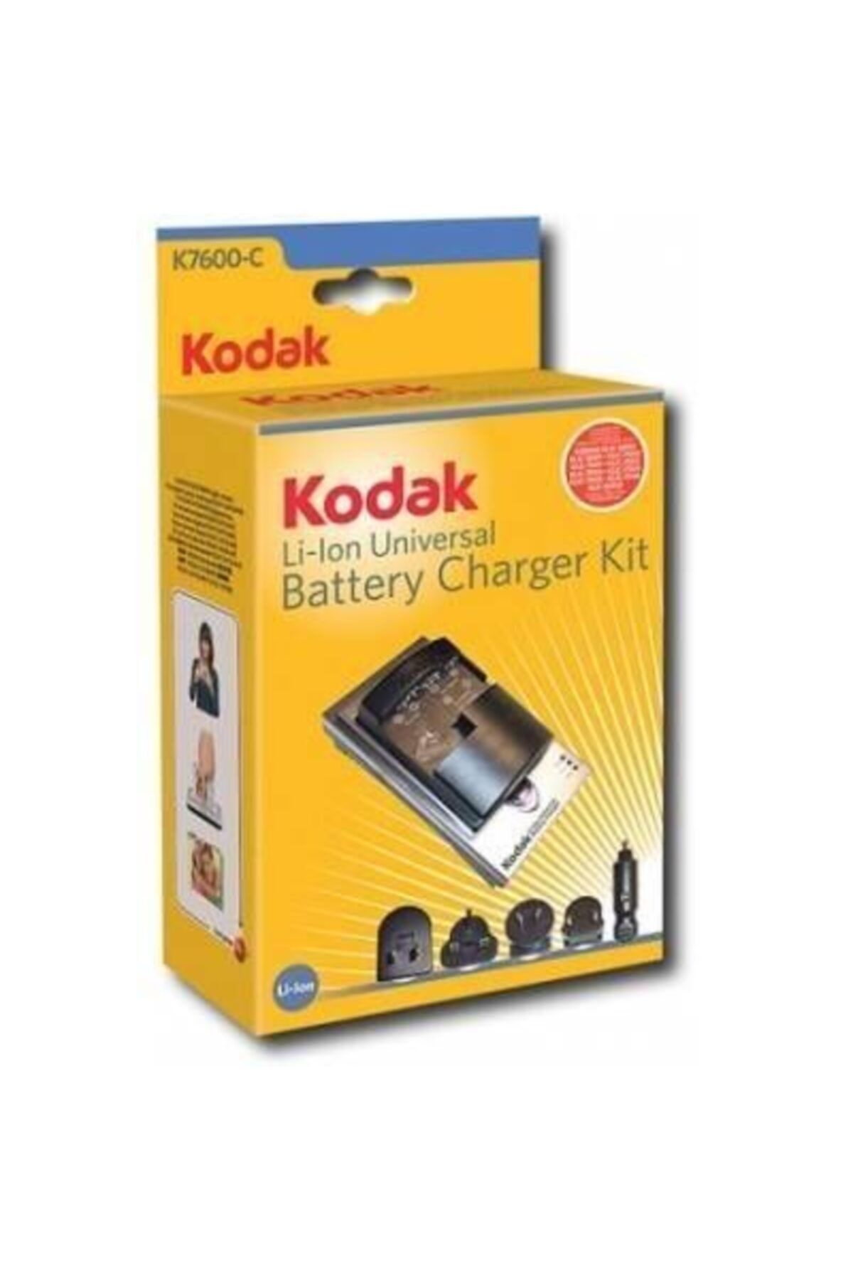 Kodak Klic-7000 Batarya Için %100 Orjinal Şarj Aleti K7600-c Araç Kiti