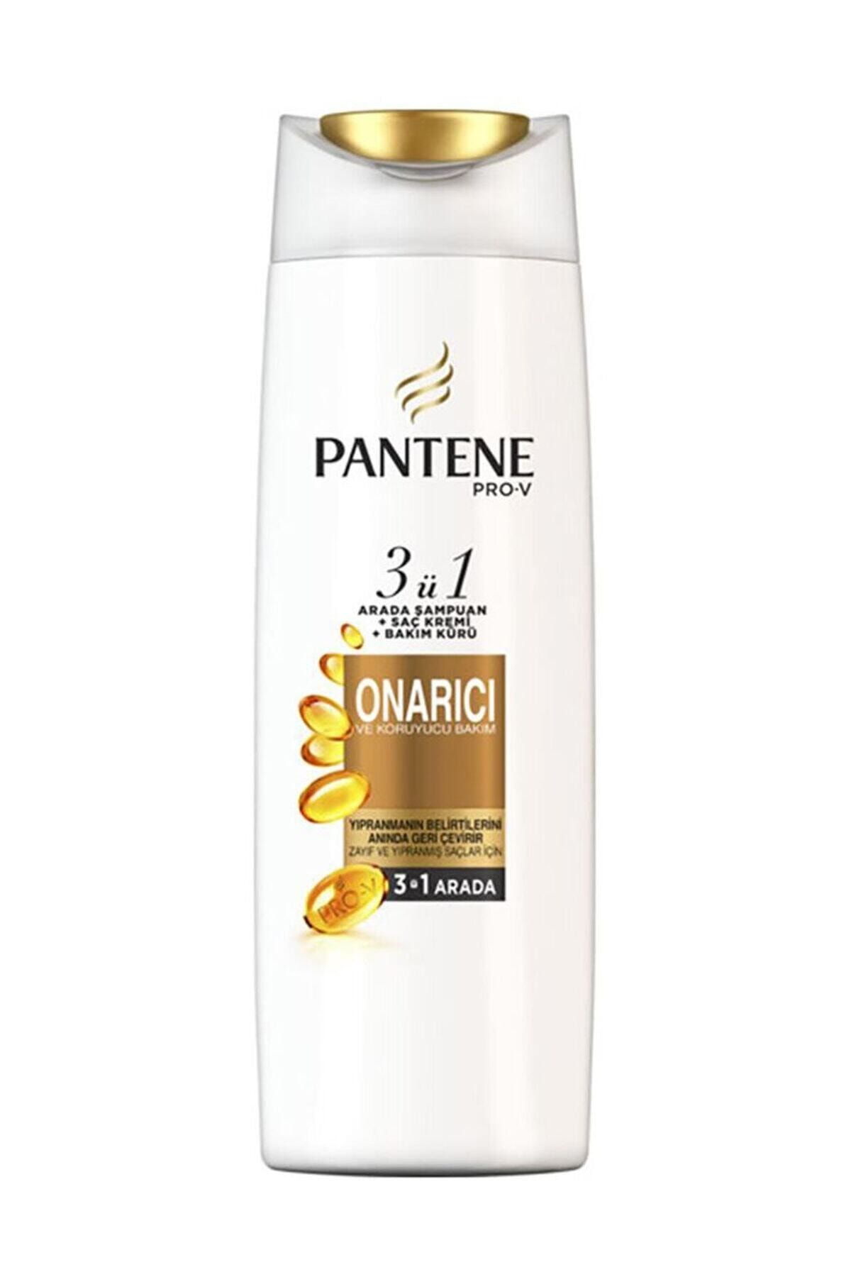 Pantene 3'ü 1 Arada Şampuan ve Saç Bakım Kremi Onarıcı ve Koruyucu Bakım 470 ml