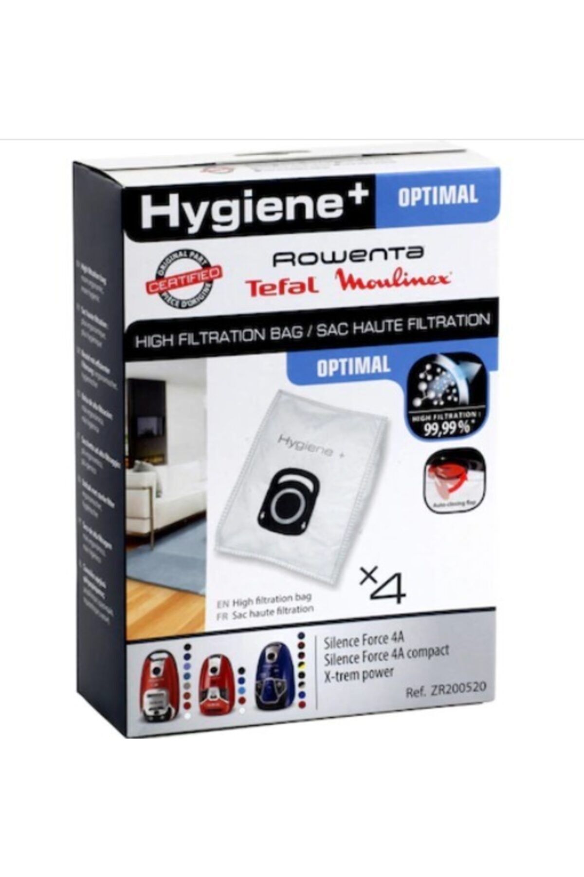Rowenta Hygiene+ Optimal Toz Torbası Orjinal Ürün
